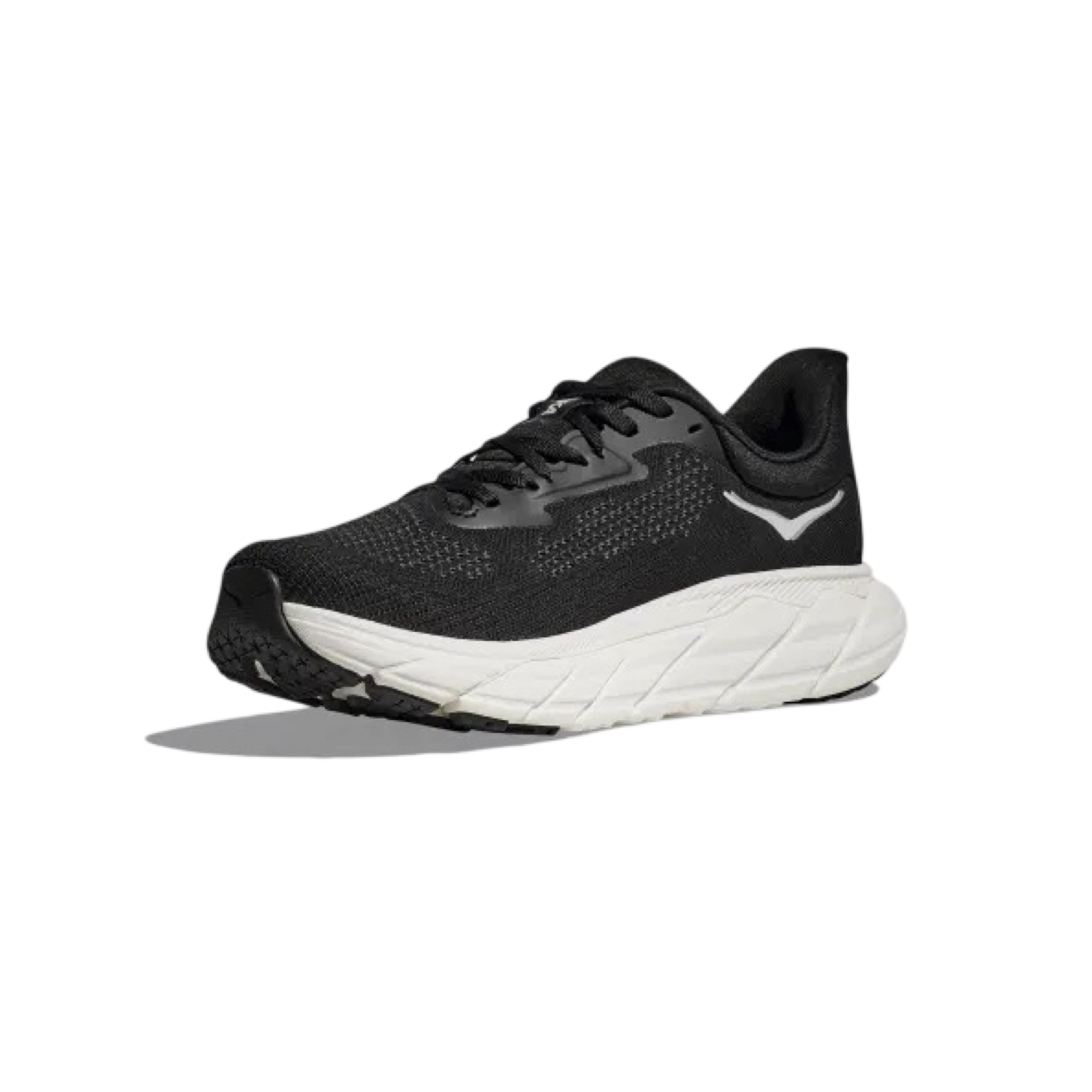 Hoka Arahi 7 Running Shoes for Men - 2E Wide Width in Black & White | Stability Road Running & Jogging Shoes for Flat Feet & Overpronation