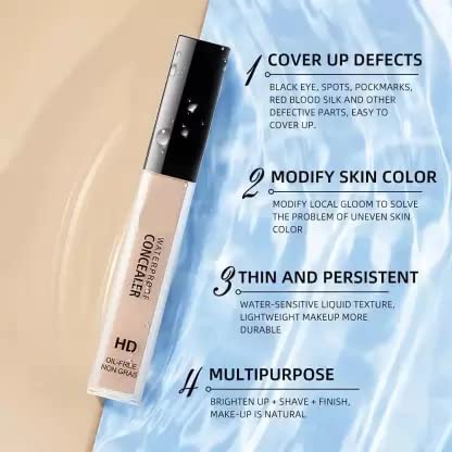Long-Lasting Liquid Makeup Foundation - Oil-Free & Smudge-Proof for All-Day Wear | Perfect for Work, Parties & Special Events