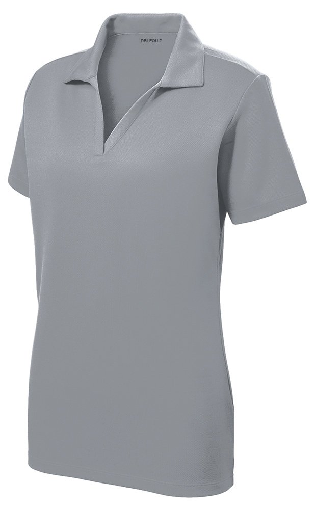 DRIEQUIP Women's Moisture Wicking Short Sleeve Polo Shirt - Breathable Quick Dry Golf Tennis Workout Top (XS-4XL) | Perfect for Sports, Outdoor Activities & Casual Wear