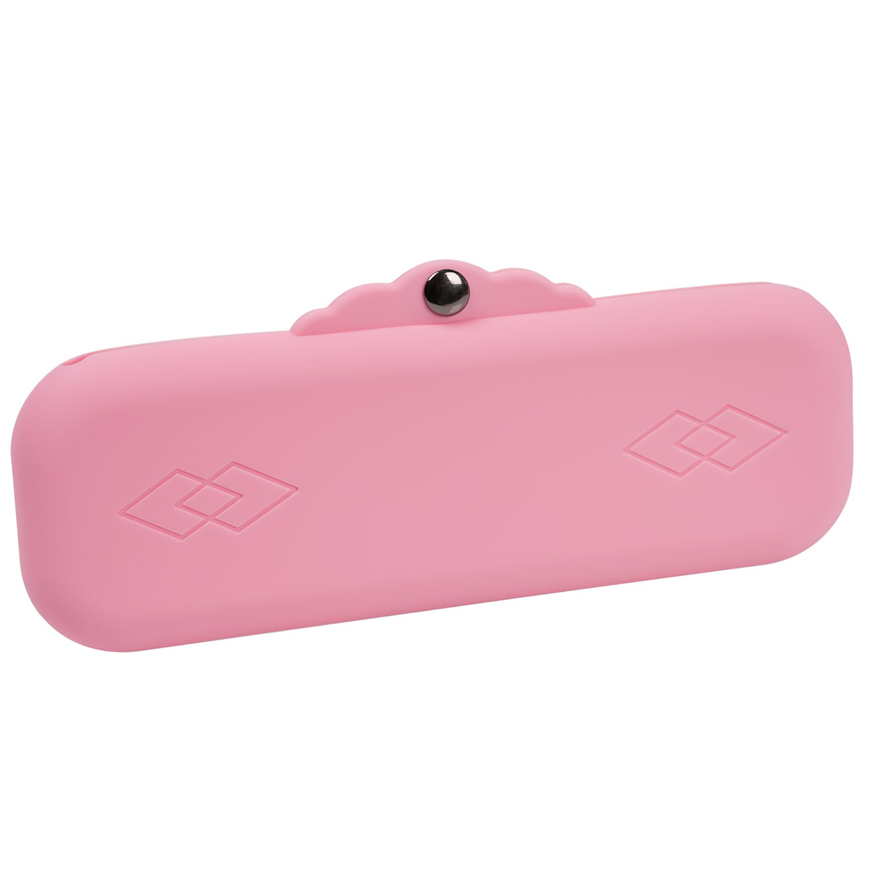 Silicone Makeup Brush Holder Bag - Waterproof Cosmetic Organizer with Magnetic Metal Buttons for Travel, Makeup Pouch Case for Brushes & Beauty Tools Storage | Perfect for Makeup Artists, Travelers & Daily Organization