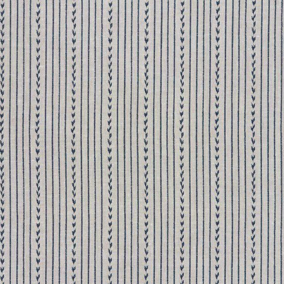 READY TO SHIP Designer Clay McLaurin Yucatan Stripe Pillow Cover in Indigo - Handwoven Cotton Decorative Throw Pillow Case for Sofa, Bed & Home Decor