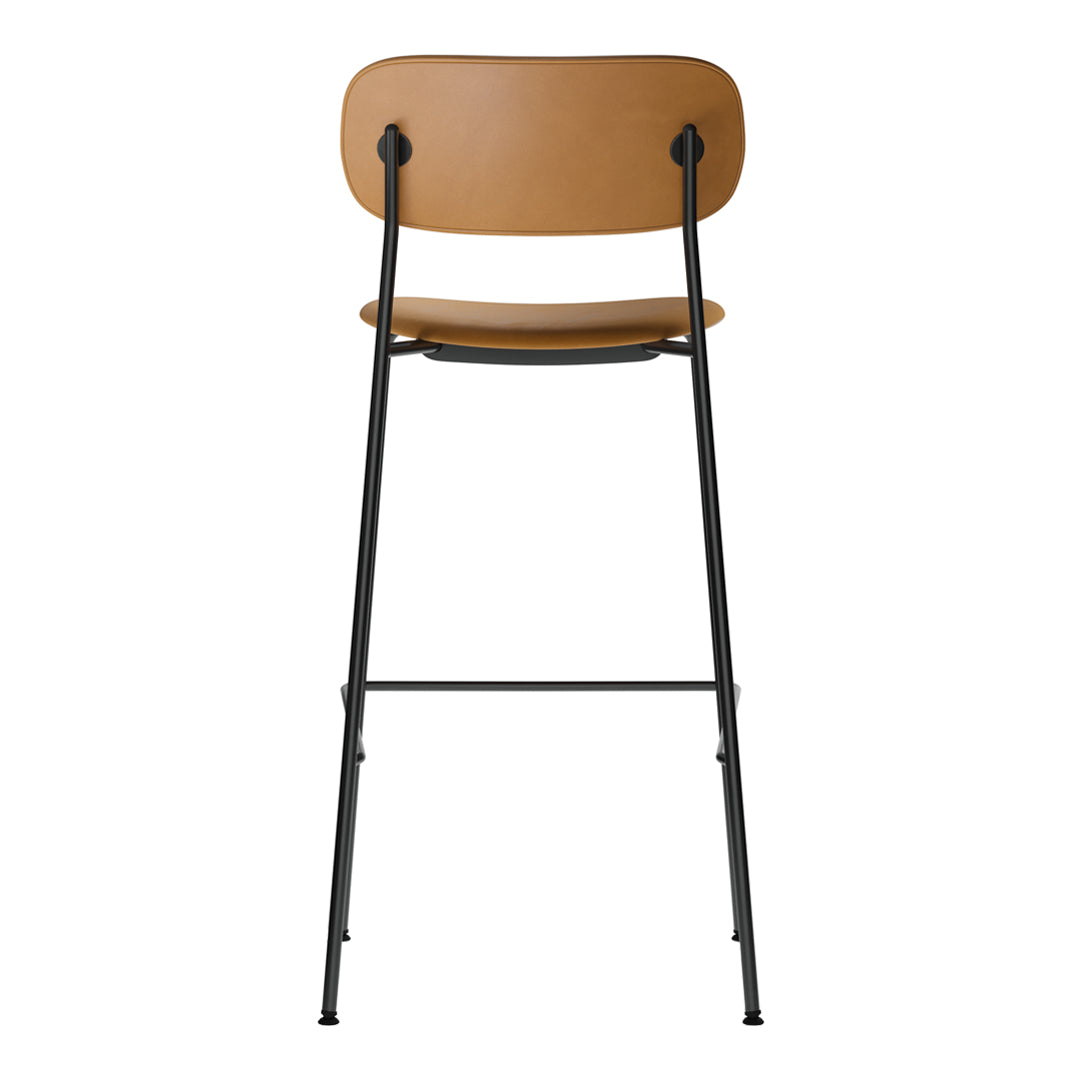 Co Bar Chair - Fully Upholstered Bar Stool with Padded Seat & Backrest | Perfect for Kitchen Islands, Home Bars & Commercial Use