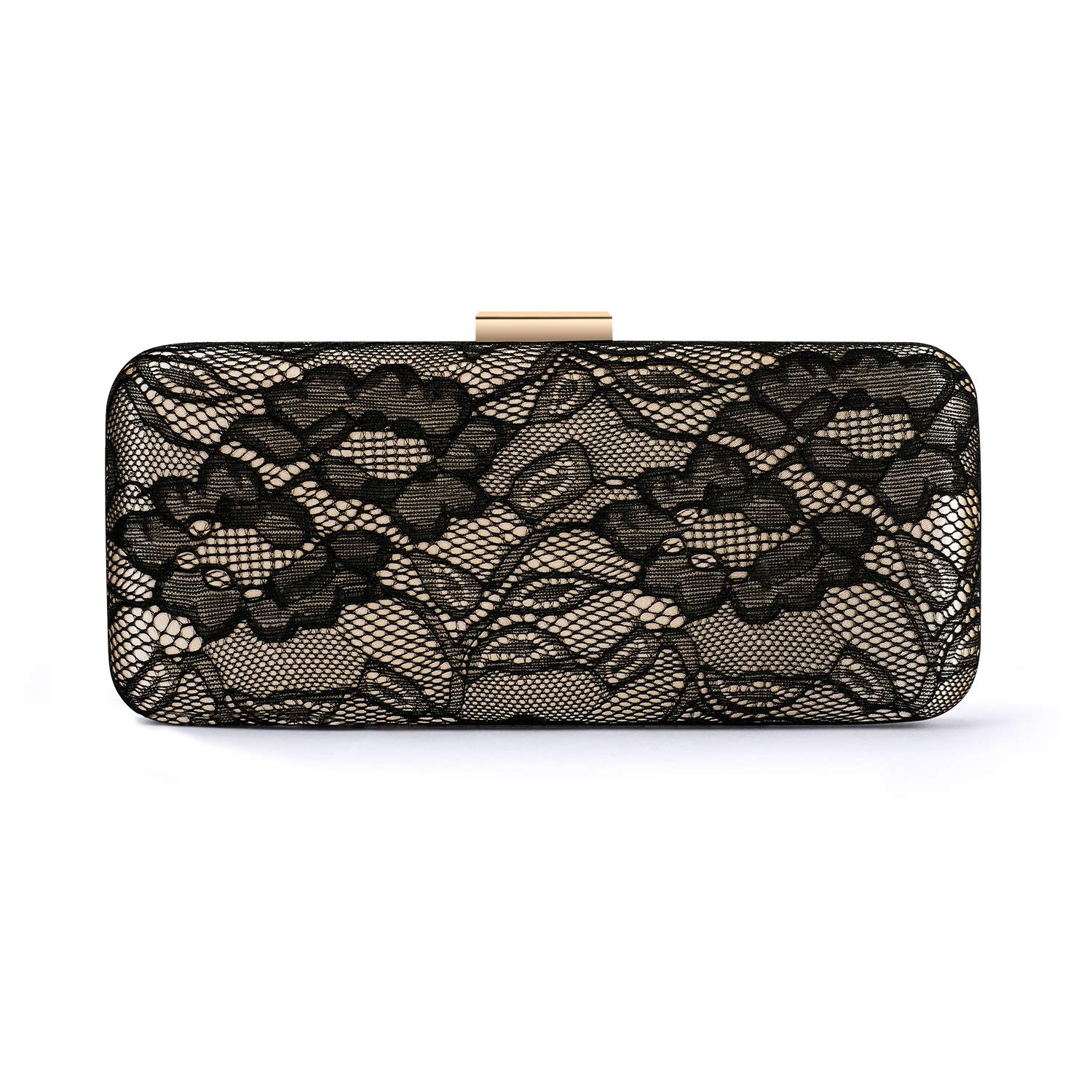 Elegant Floral Lace Clutch Purse for Women - Formal Evening Prom Handbag - Perfect for Weddings, Parties & Special Occasions