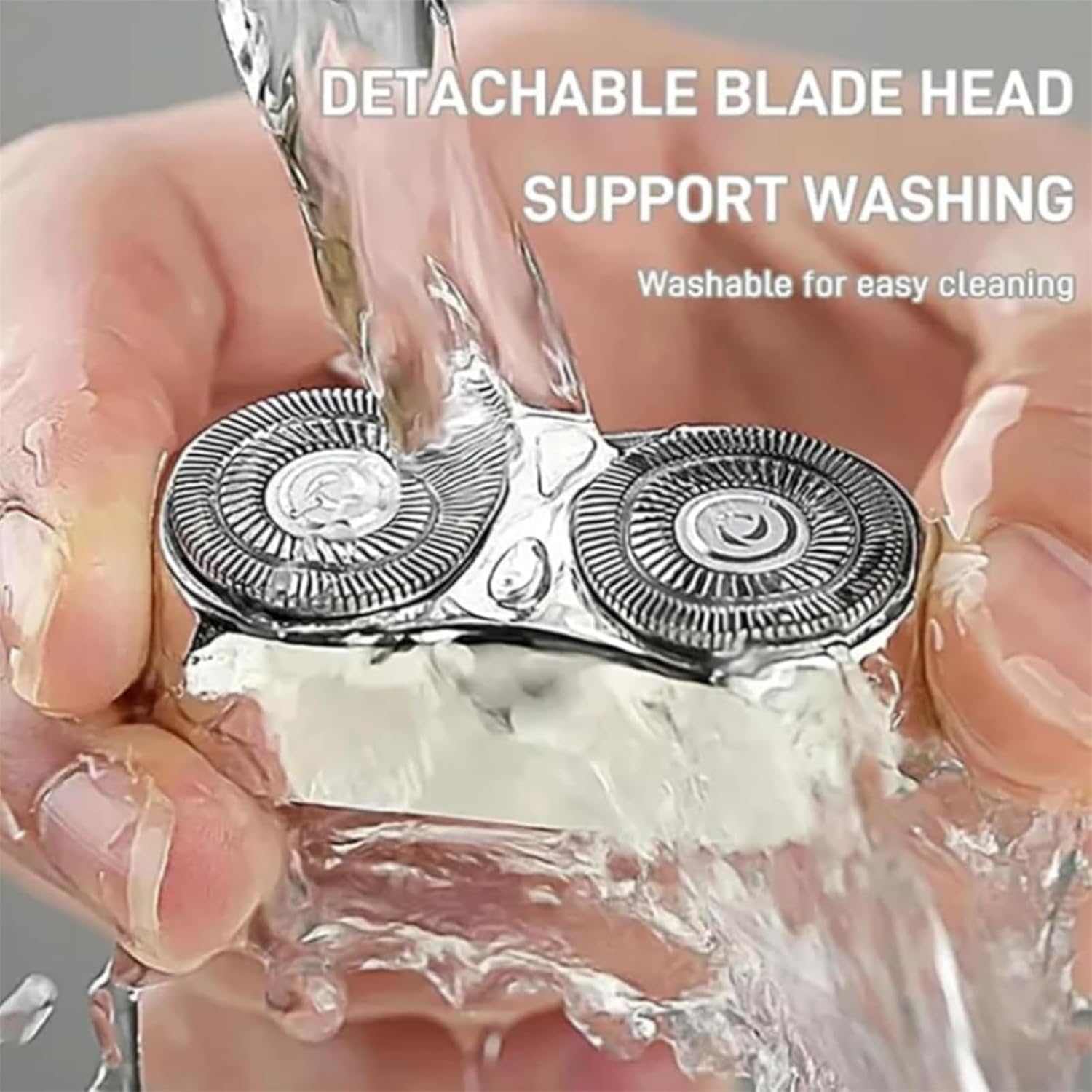 Peonly Mini Dual Head Electric Shaver - Portable Rechargeable Hair Trimmer for Men & Women - Perfect for Travel, Gym, and Quick Grooming at Home