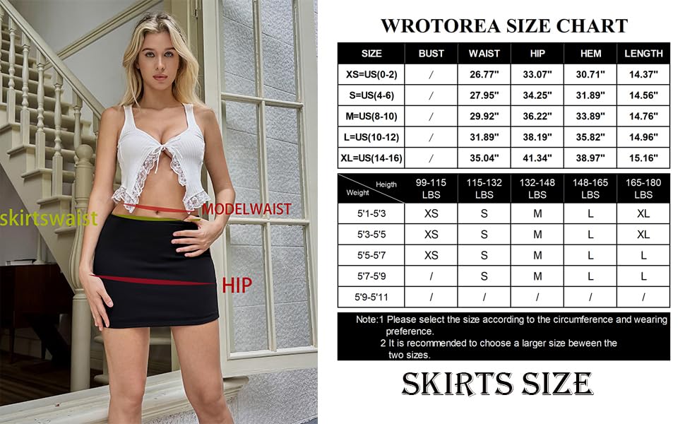 Women's White Mini Skirt - Mid Waist Stretch Bodycon Short Skirt for Women | Sexy Fitted Clubwear & Party Outfits | Perfect for Night Out, Date Night and Summer Fashion