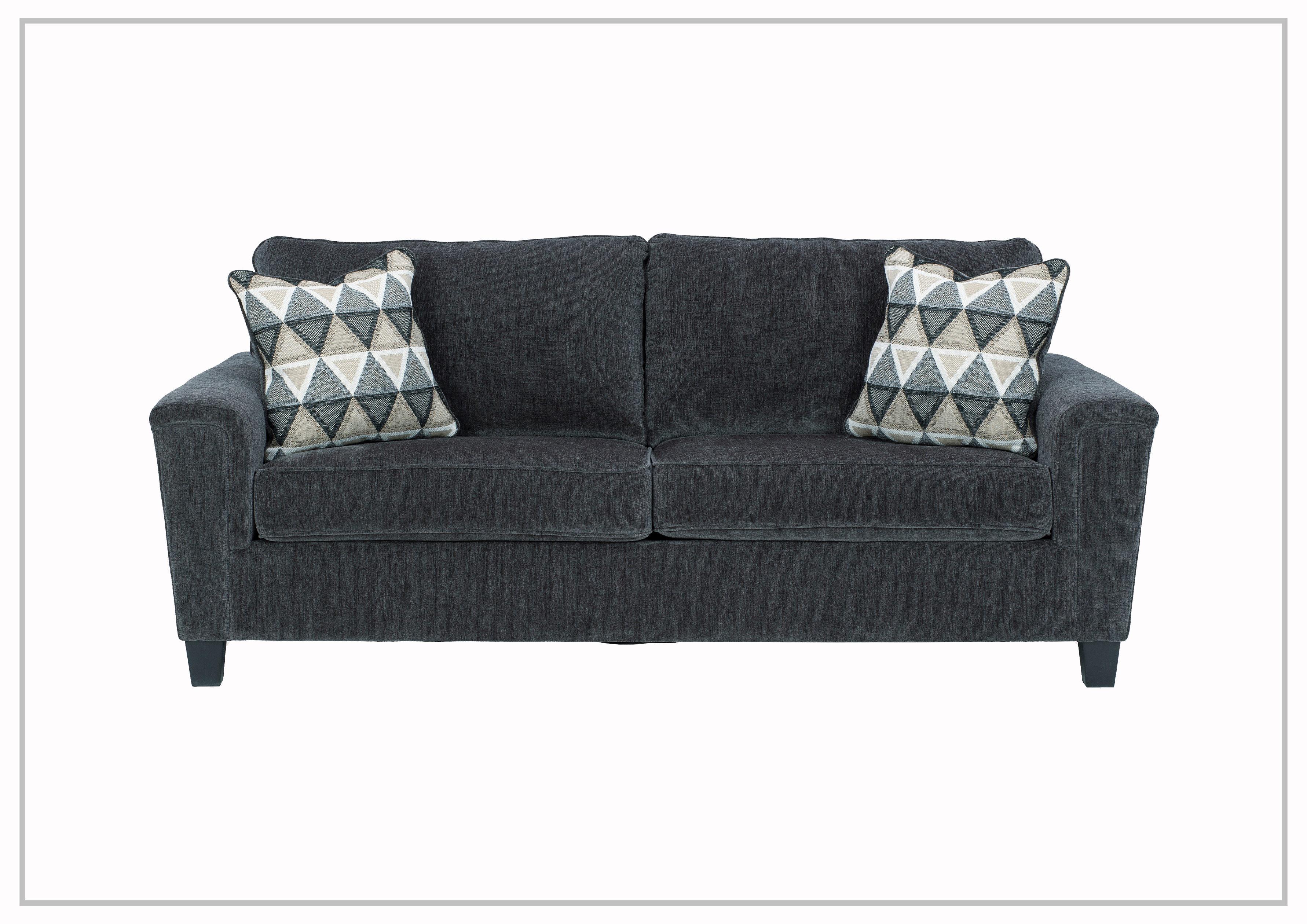 Gio Italia Abigail Queen Fabric Sofa Sleeper - Convertible Bed, Beige or Dark Grey | Comfortable Modern Living Room Furniture for Small Spaces & Guest Rooms
