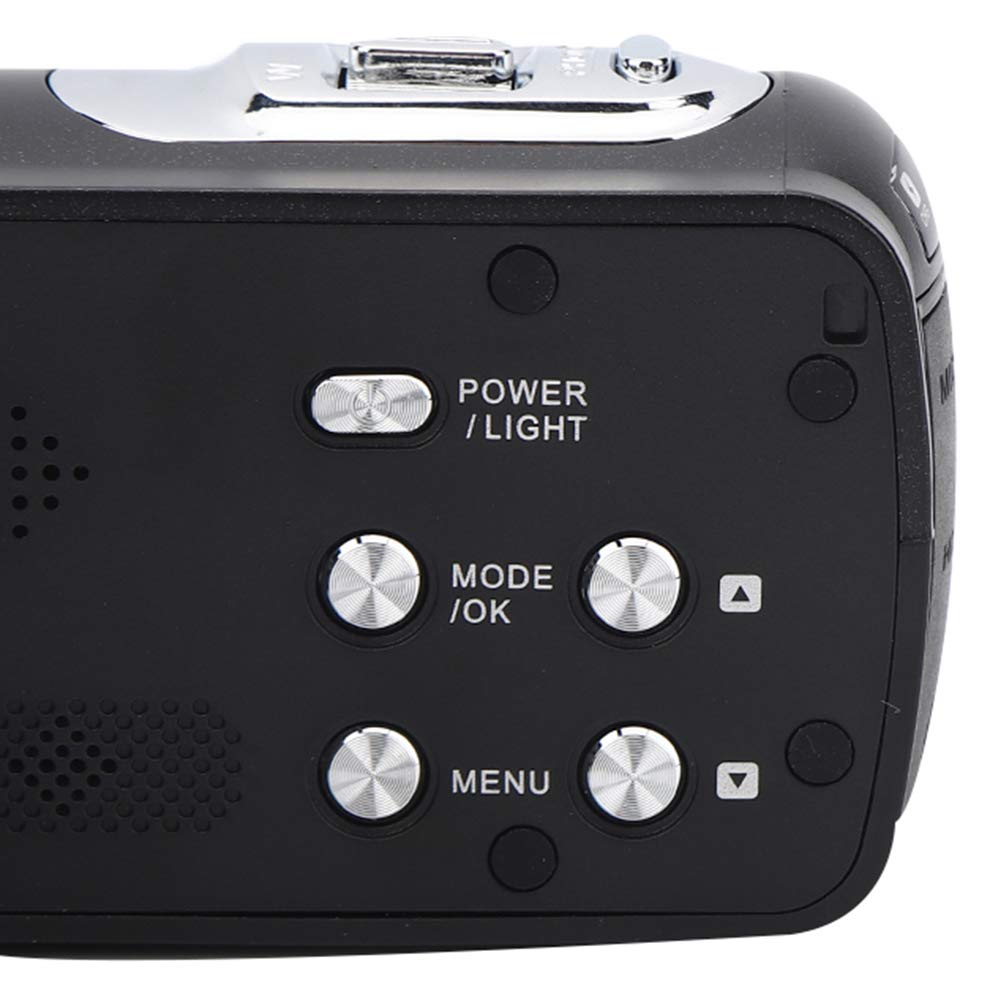**Qiilu 4K Digital Video Camera with Anti-Shake, 18X Zoom & 3in IPS Touch Screen - HD Camcorder for Vlogging, Travel, and Family Recording**