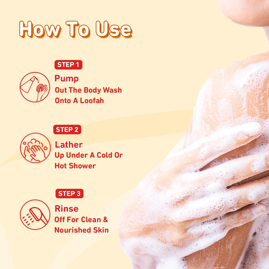Plum BodyLovin' Caramel Popcorn Body Wash - SLS-Free Moisturizing Shower Gel for Women with Warm Caramel Scent & Aloe Vera | Long-Lasting Fragrance for Soft, Smooth Skin (8.1 fl oz) | Perfect for Relaxing Baths & Gift Sets