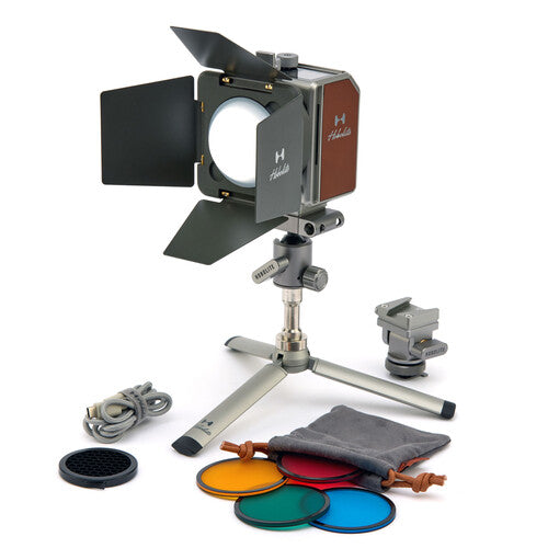 Harlowe Mini Bi-Color LED Light - Brown Creator Kit for Photography, Videography & Studio Lighting