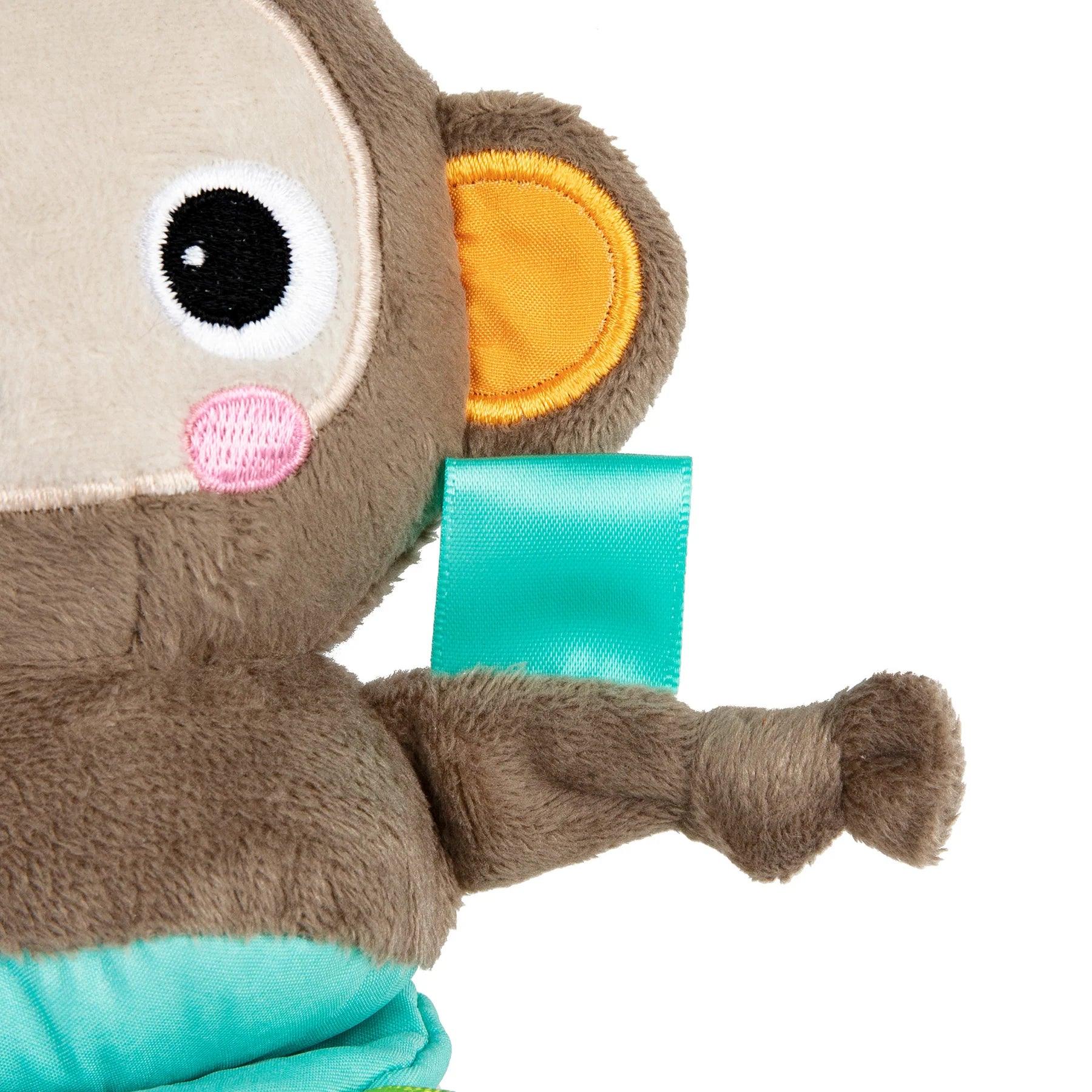 Bright Starts Pull, Play & Boogie™ Musical Activity Toy Monkey - Interactive Baby Toy for Crawling & Learning - Perfect for Playtime, Nursery & Early Development