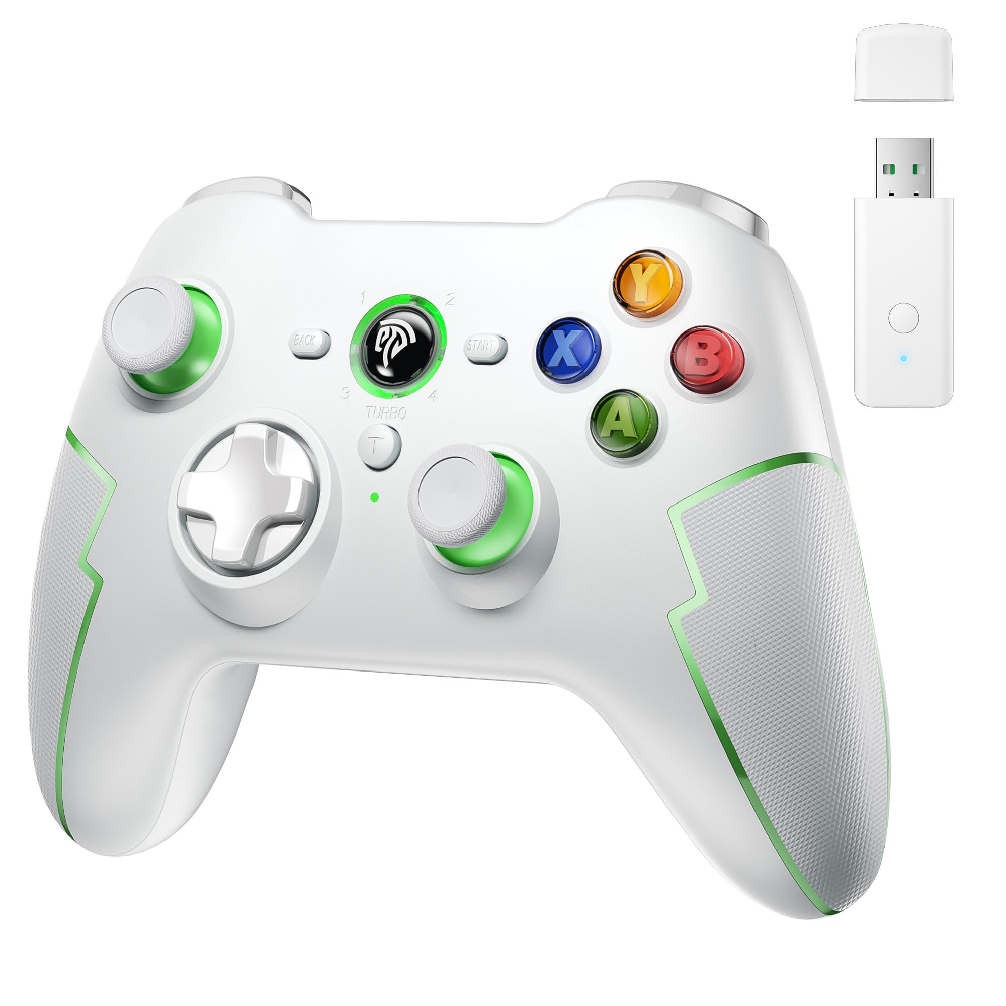 EasySMX 9013pro Wireless Bluetooth & 2.4G Game Controller for PC, PS3, Android Smartphone & TV - Ergonomic Joystick for Gaming, Streaming & Casual Play