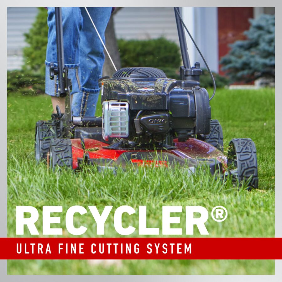 Toro 21311 21 Inch (53 cm) Recycler High Wheel Push Gas Lawn Mower - Perfect for Large Yards & Tough Grass Cutting