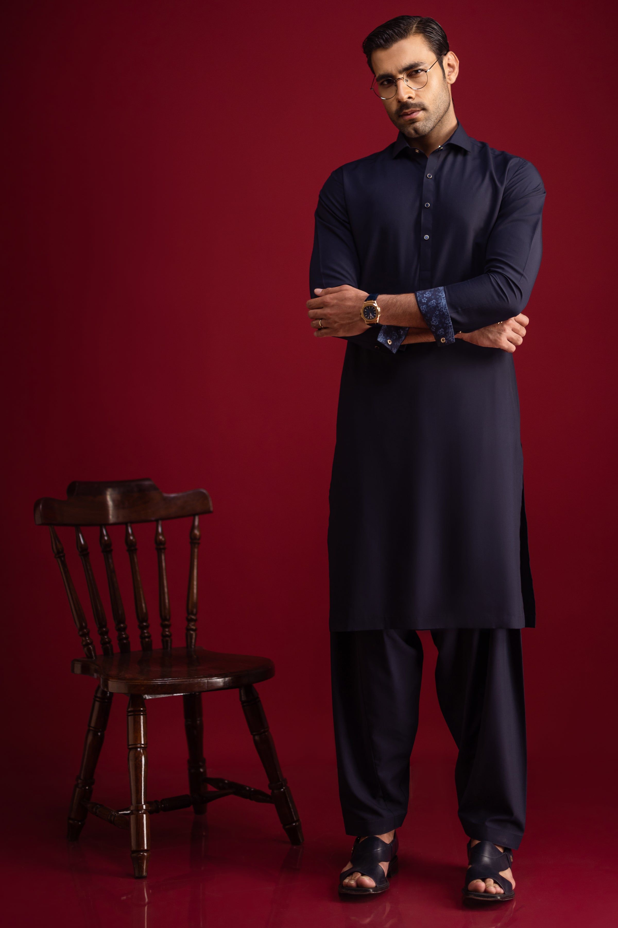 Premium Blended Chocolate Kameez Shalwar Suit - Elegant Pakistani Traditional Outfit for Women - Perfect for Weddings, Festivals & Special Occasions