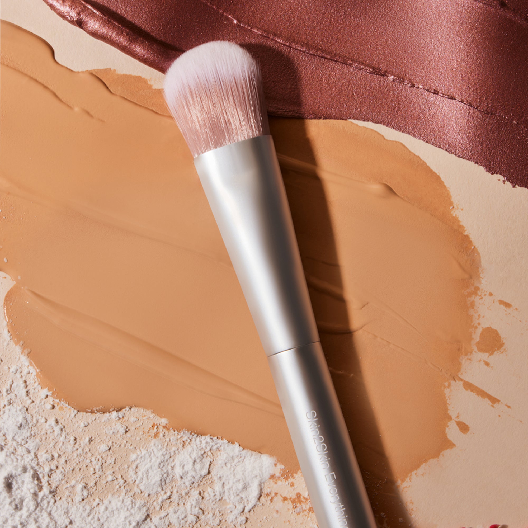 Skin2Skin Everything Brush - Premium Makeup Brush Set for Flawless Face & Eye Application | Perfect for Professional Artists & Home Makeup Lovers