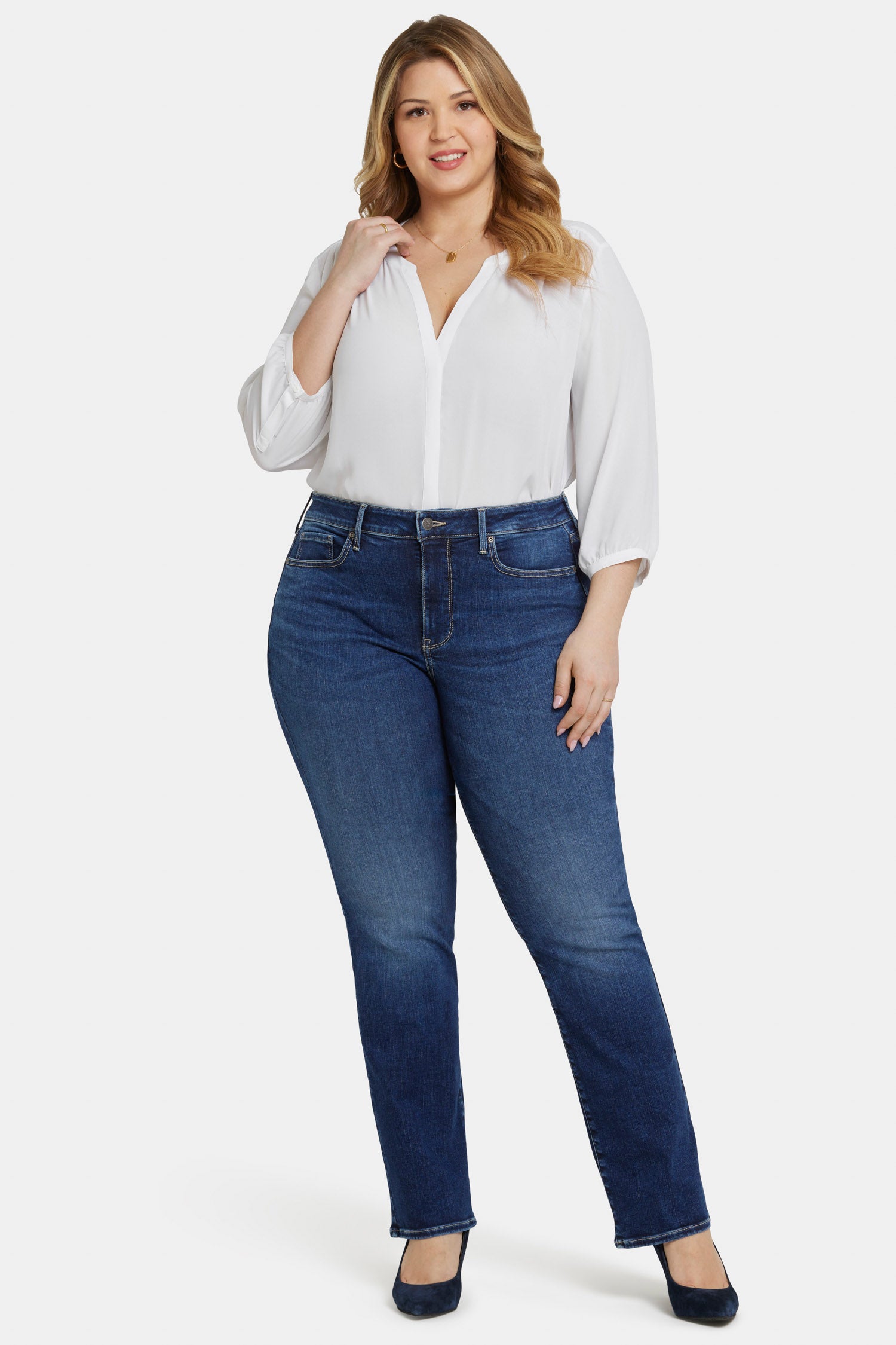 Barbara Bootcut Jeans for Women - Plus Size Stretch Denim Pants with Comfort Fit | Casual Wear, Work Pants & Everyday Outfits