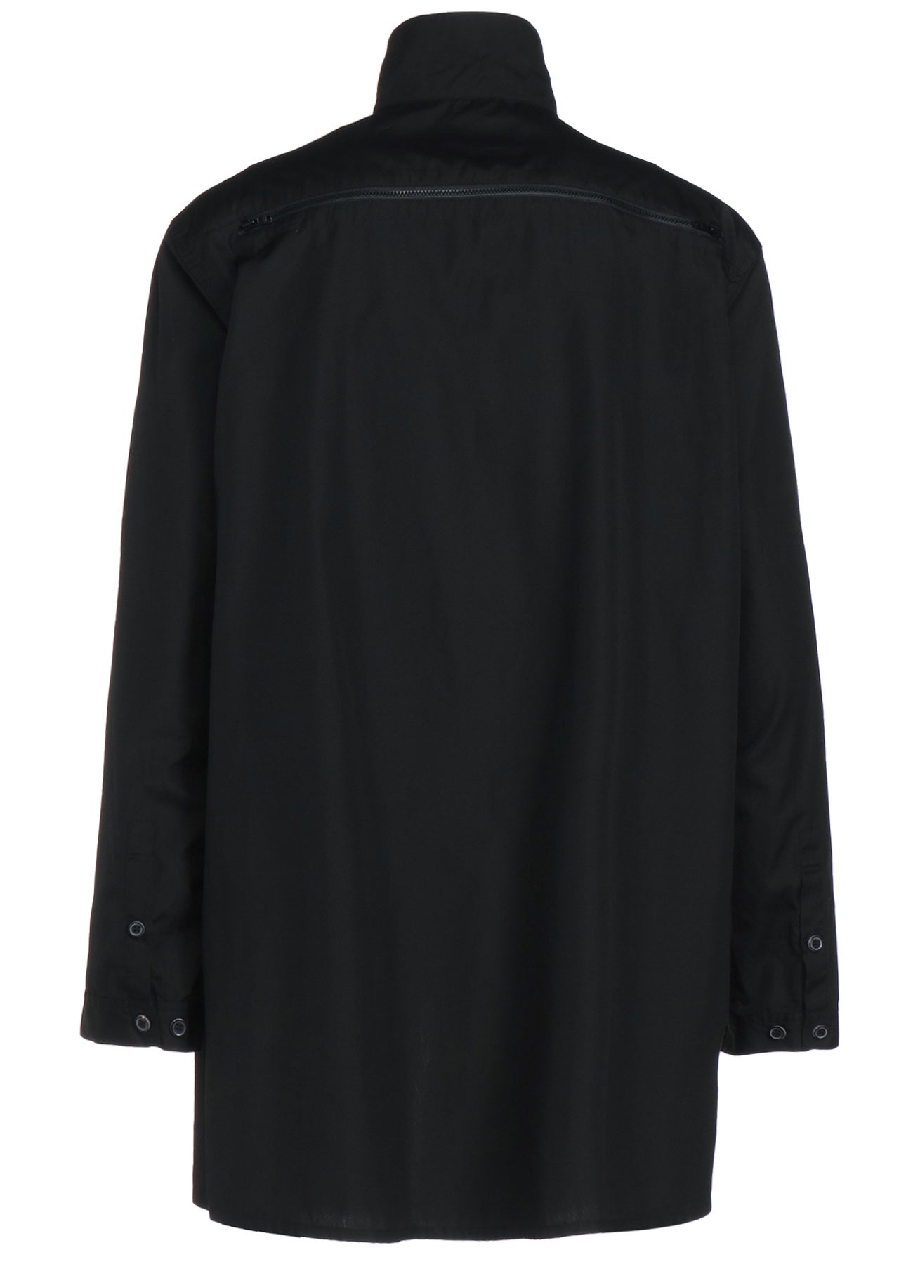 Stylish Cotton Broadcloth Stand Collar Zip-Up Shirt for Men & Women | Casual & Office Wear | Perfect for Everyday Outfits & Business Attire
