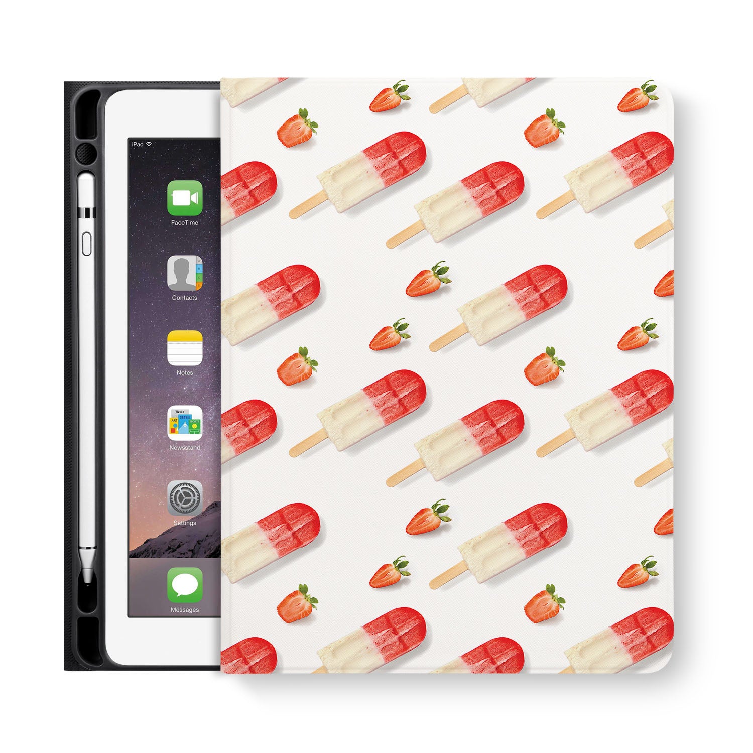 Premium iPad Folio Case with Auto Sleep/Wake - Slim Protective Cover for iPad Pro/Air/Mini - Perfect for Work, Travel & Home Use