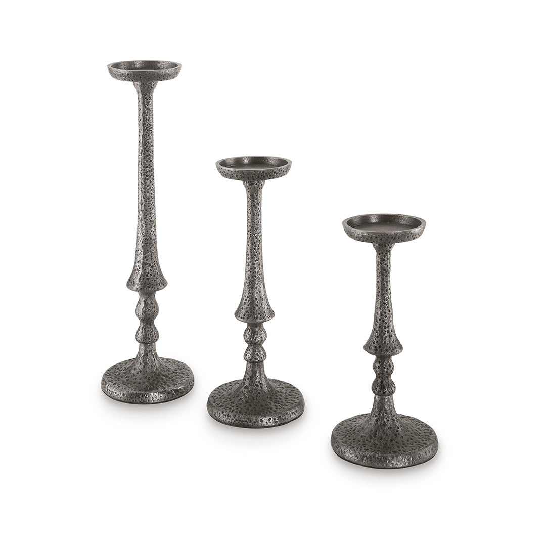 Eravell Decorative Candle Holders Set of 3 - Elegant Glass Tealight Holders for Home Decor, Wedding Centerpieces, Romantic Dinner Ambience