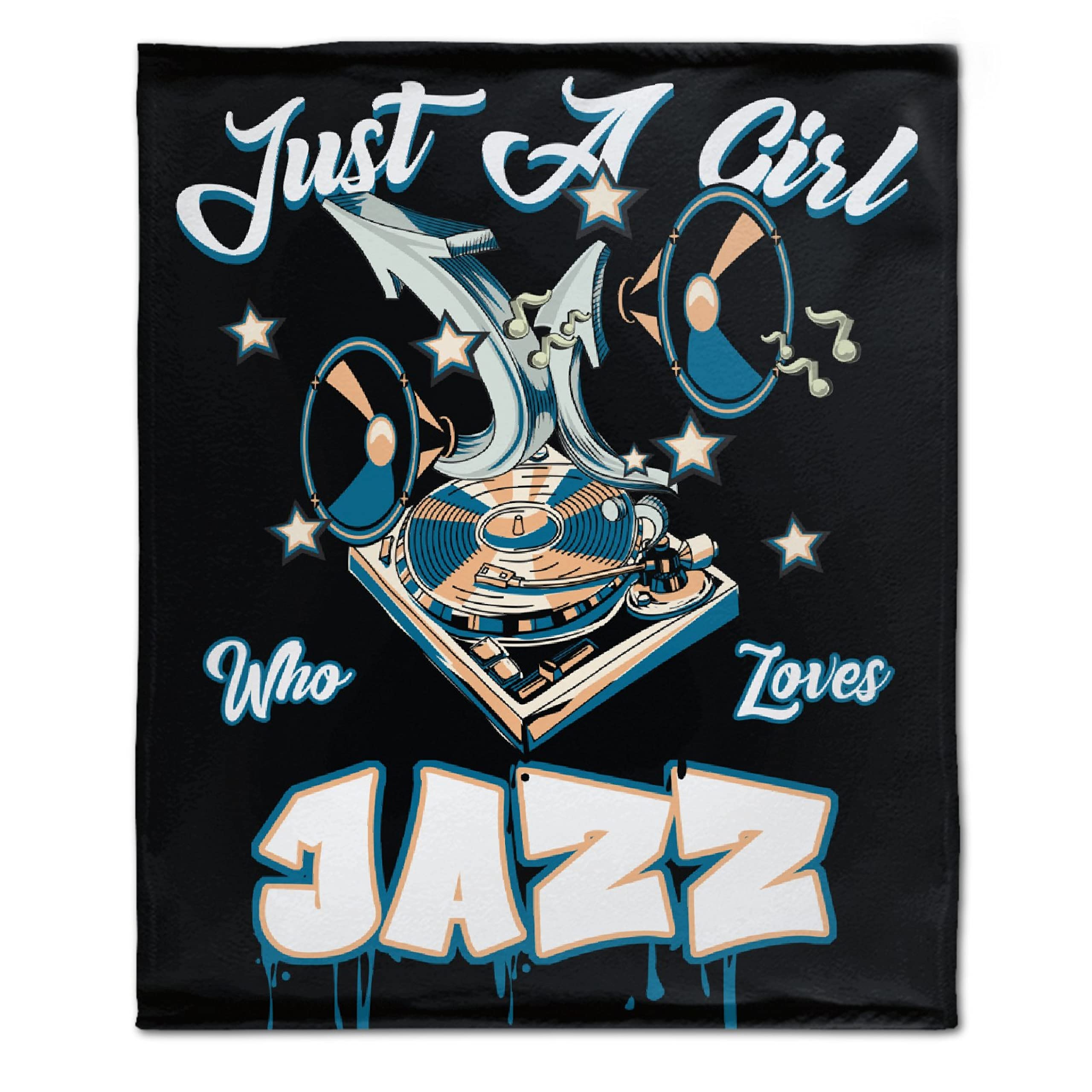 Soft & Cozy Jazz Lover Fleece Throw Blanket for Women, Kids, Adults - 120