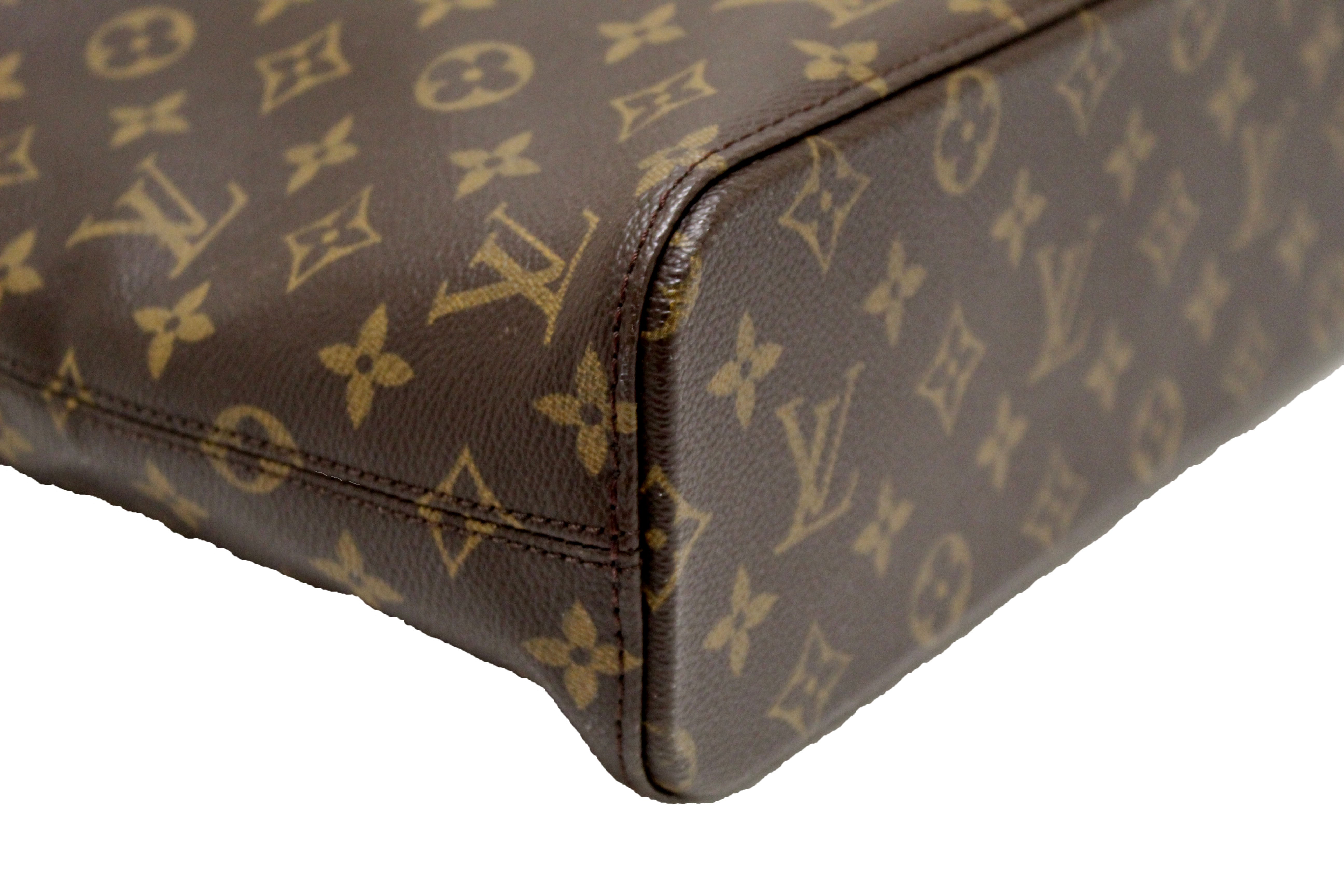 Authentic Louis Vuitton Classic Monogram Luco Tote Bag for Women - Luxury Designer Handbag for Work, Travel & Everyday Use