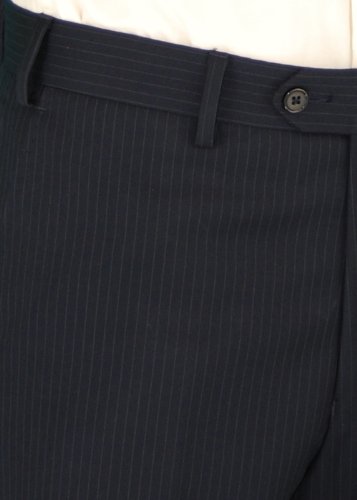Salvatore Exte Men's Modern Two-Button Slim Fit Suit Set - Striped Business Suit Jacket & Dress Pants | Perfect for Weddings, Office & Formal Events