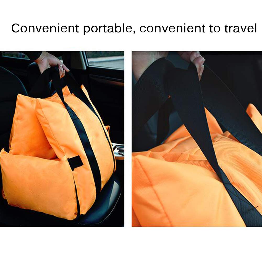 **Dog Car Seat for Small & Medium Pets - Puppy Booster Seat with Safety Leash & Non-Slip Base - Travel Carrier Bed for Cars, SUVs, Trucks (Up to 20 lbs) - Perfect for Road Trips & Daily Commutes**