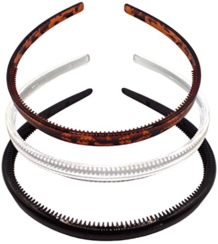 1cm Black + Clear + Tort Brown