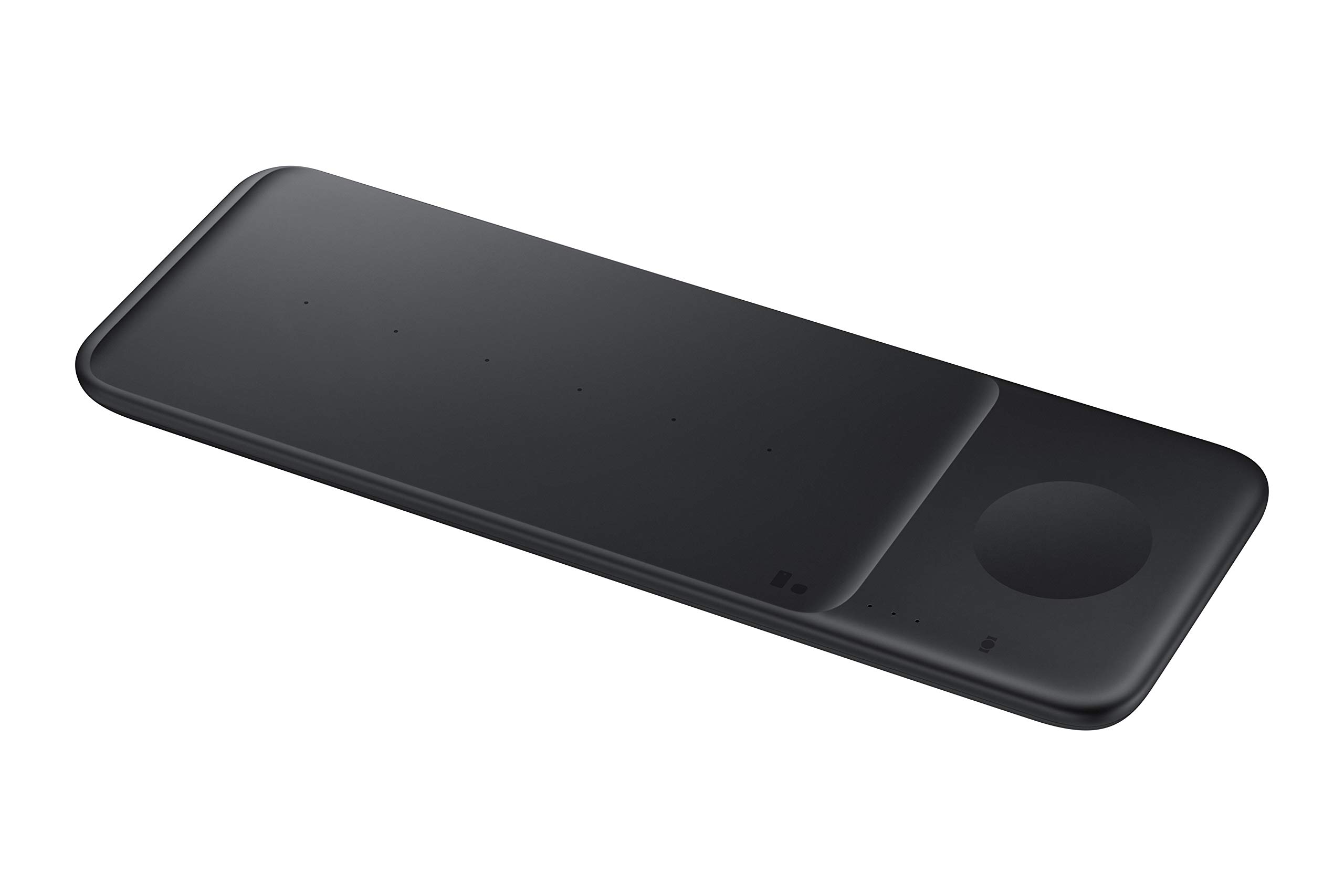 Samsung Wireless Charger Trio - Fast Qi-Compatible Charging Pad for Galaxy Phones, AirPods, Apple Watch & More - Charge 3 Devices Simultaneously | Perfect for Bedside, Office Desk & Travel | Black (US Version)