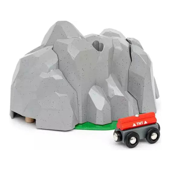Brio Dynamite Mountain Tunnel 36044 - Wooden Train Set Accessory for Kids | Interactive Toy for Brio Railway System | Perfect for Imaginative Play & Train Layouts
