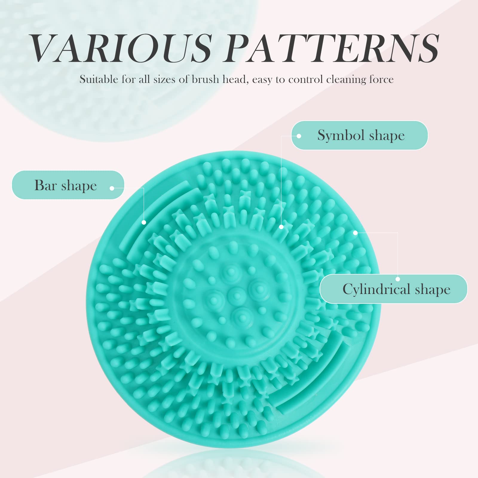 3pcs Makeup Brush Cleaning Cup Set - Professional Cosmetic Brush Cleaner with Scrubber Pad, Beauty Tool for Quick & Hygienic Brush Care (Perfect for Home Salon & Travel Makeup Kits)