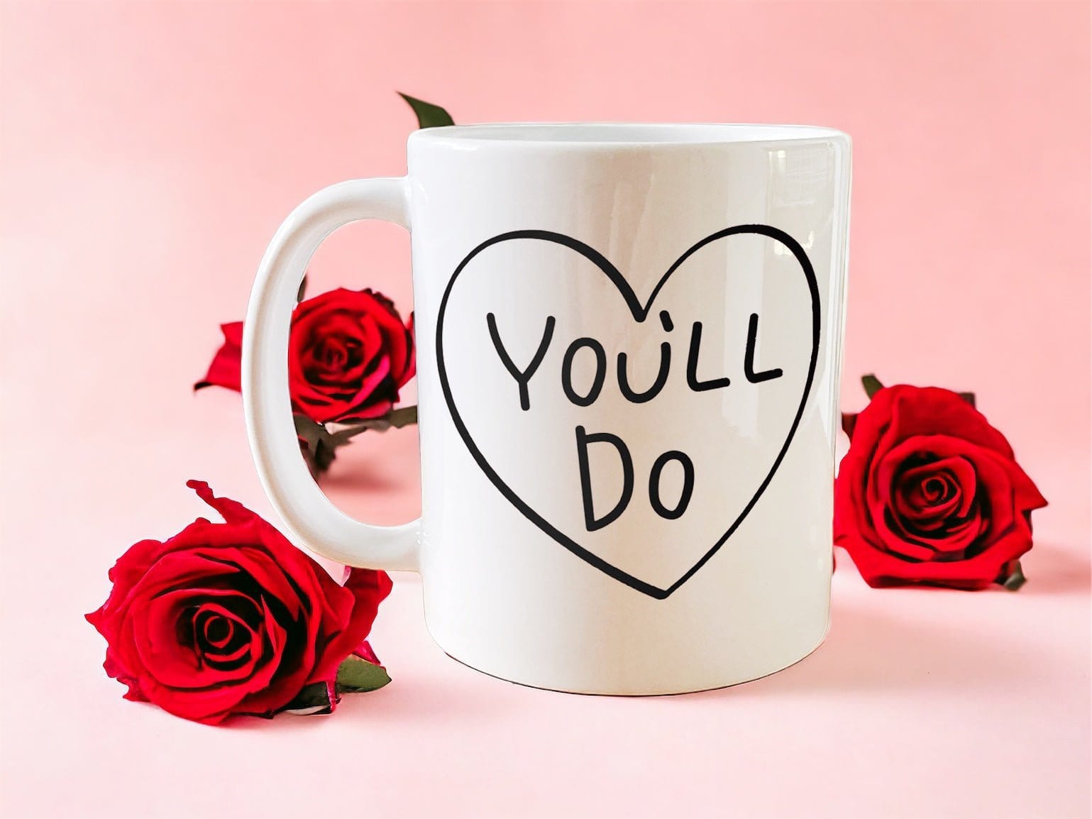 You'll Do Funny Coffee Mug - 11oz Ceramic Cup with Sarcastic Quote - Perfect for Office, Home & Gifts
