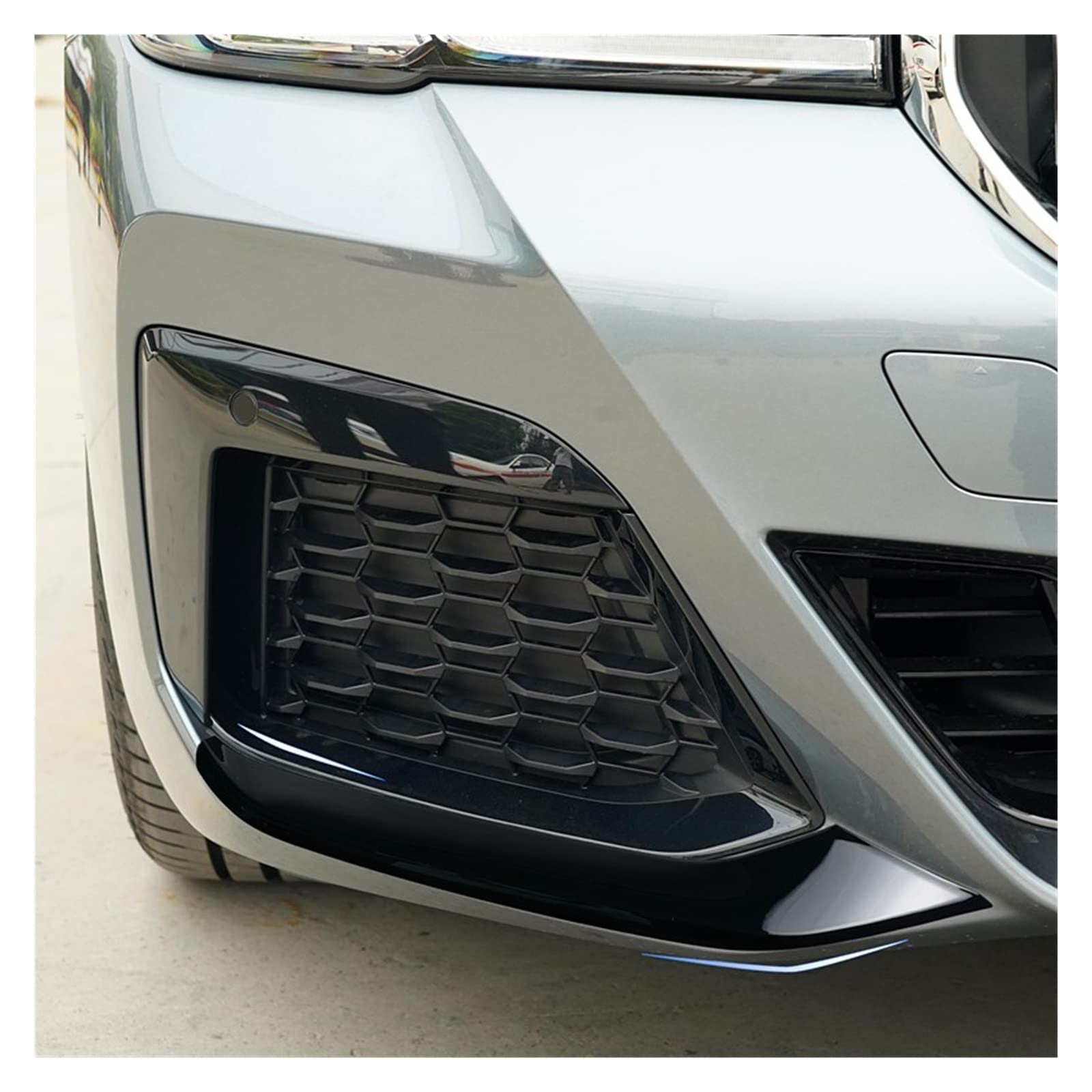 Premium Front Grille & Fog Lamp Covers for BMW 5 Series G30 2021 - Silver Exterior Trim Accessories | Enhance Car Styling & Protection | Perfect for Daily Driving & Car Shows