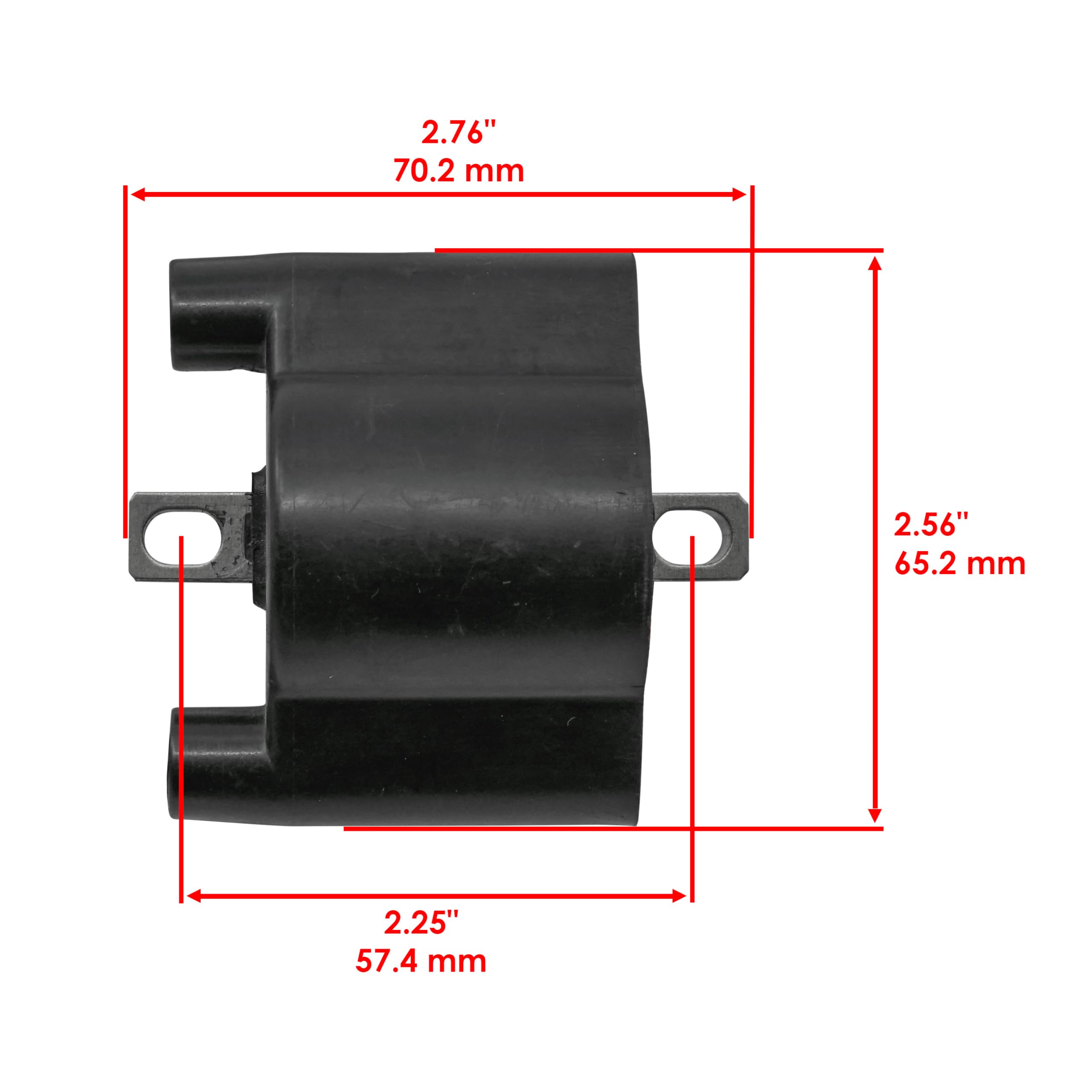 Caltric Ignition Coil Replacement for Mercury Outboard 15HP 15Hp E Eh El Elh 4-Stroke Engine 1998-2006 - Perfect for Marine Boating & Fishing Accessories