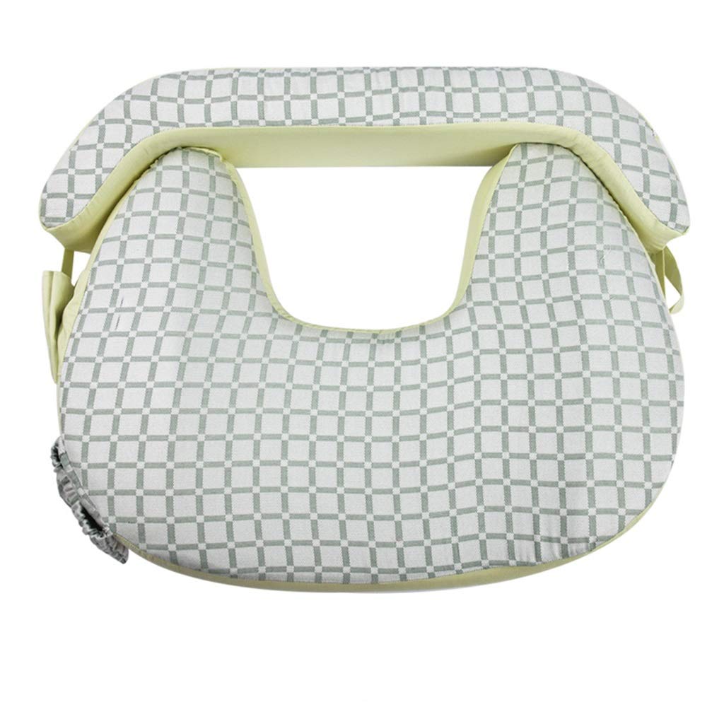 **Premium Nursing Pillow for Breastfeeding - Soft & Safe Baby Support with 4-Season Comfort - Ideal for Nursing, Bed Safety Fence, and Computer Desk Use**
