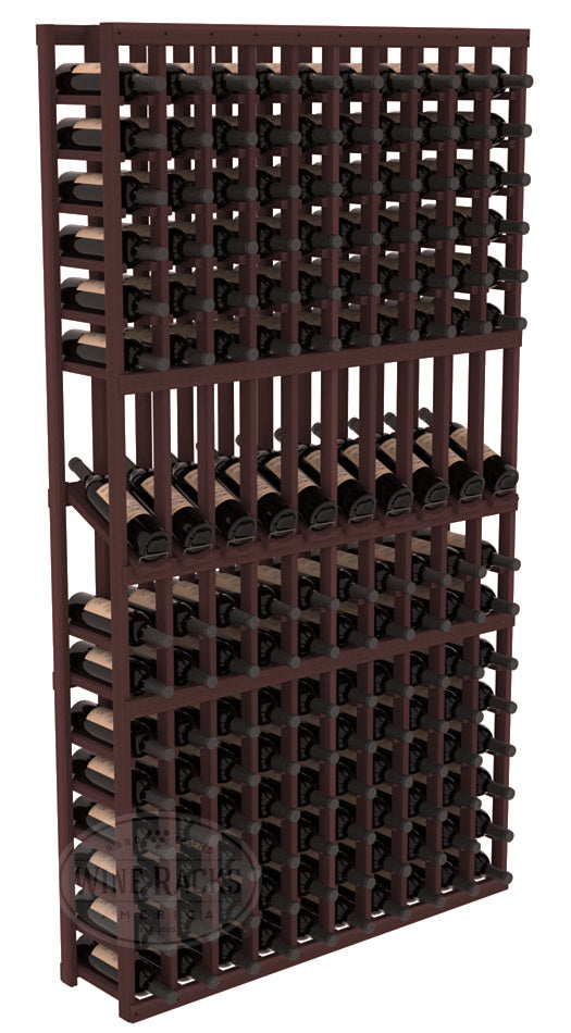 InstaCellar 10 Column Wine Bottle Display Rack - Perfect for Wine Storage, Cellar Organization, and Retail Store Shelving