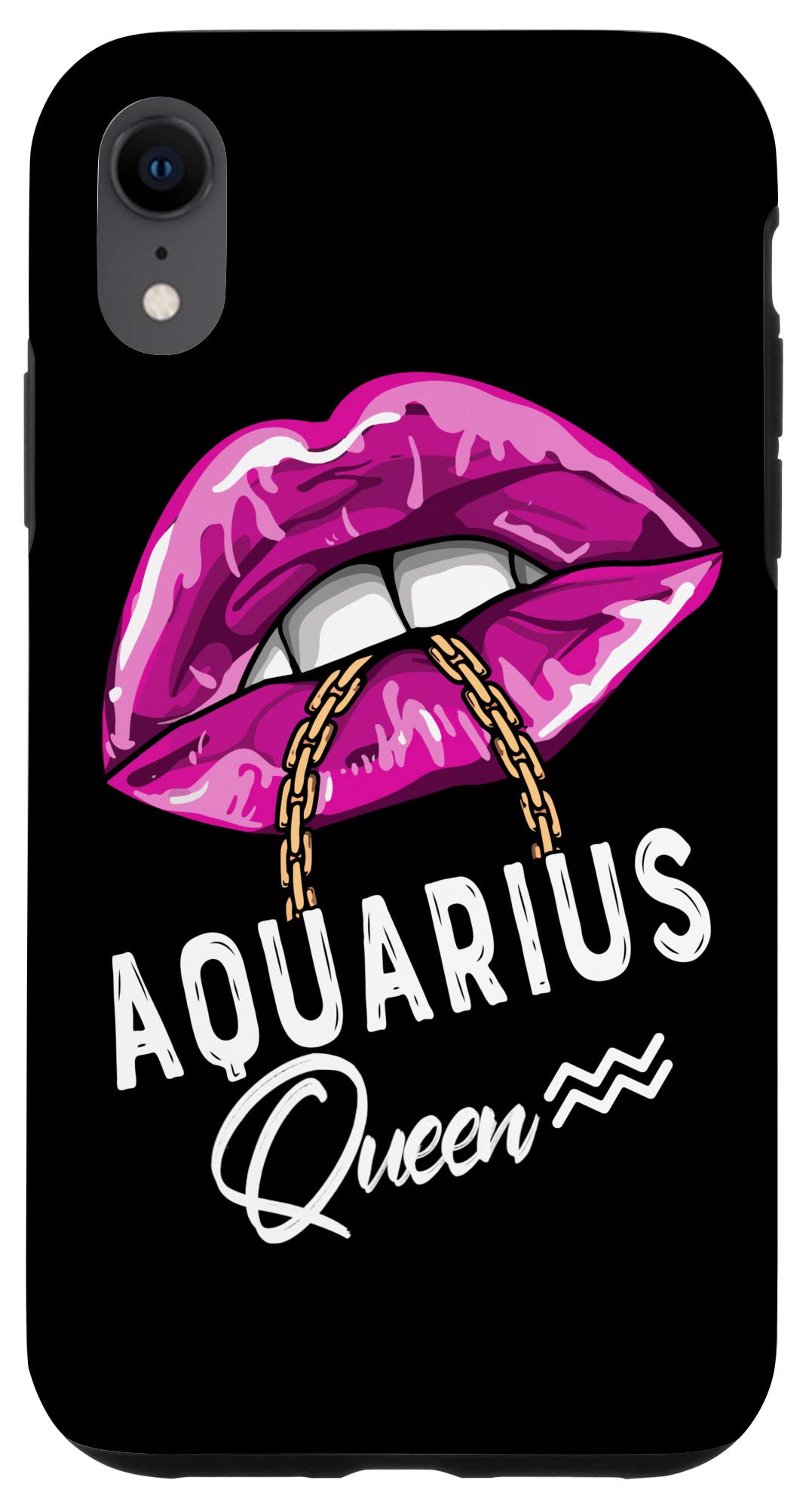 iPhone XR Purple Aquarius Queen Birthday Case - Women's Zodiac Star Sign Design, Perfect for Daily Use & Gift Giving
