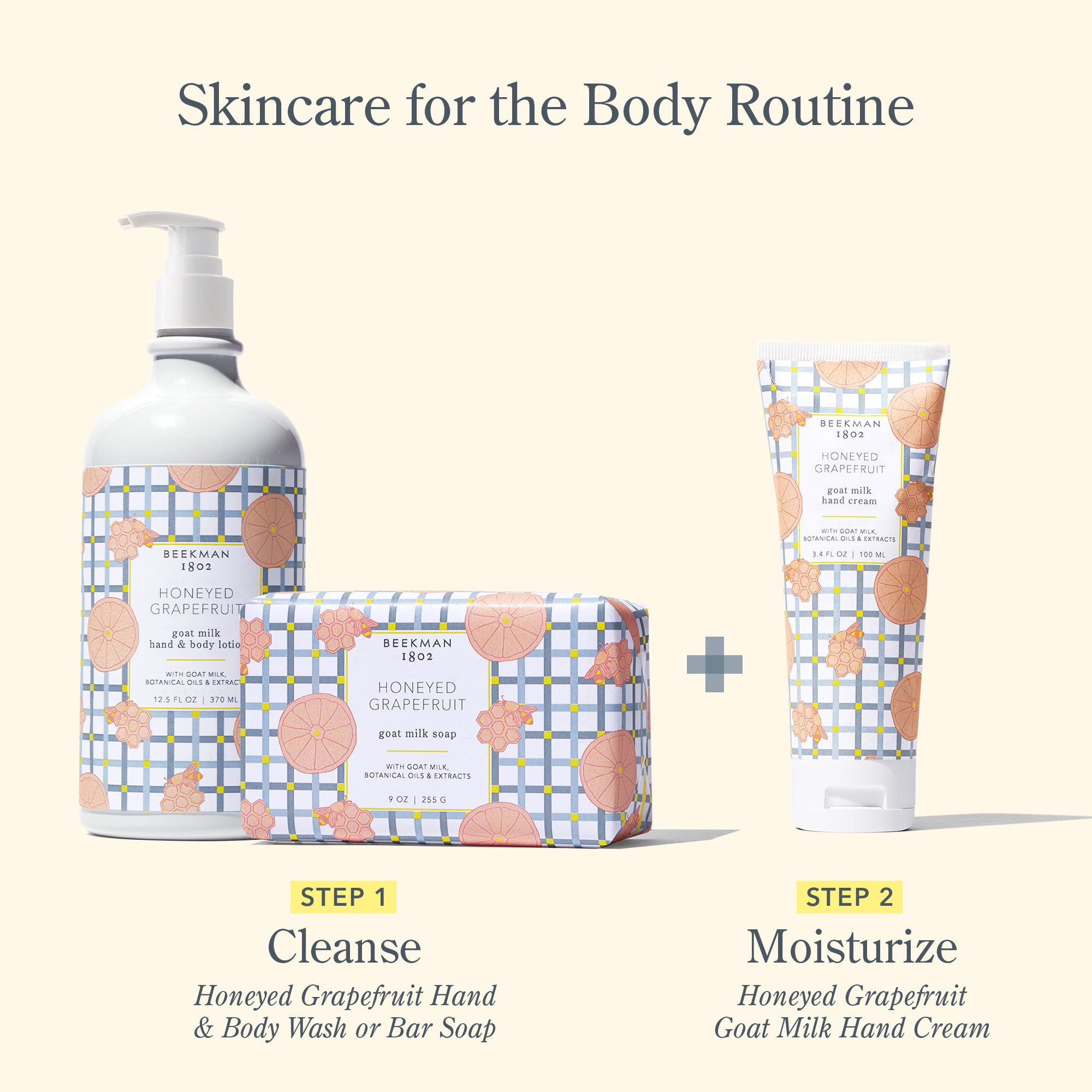 Organic Honey Grapefruit Hand Cream - Moisturizing & Nourishing for Dry Skin - Perfect for Winter Care & Daily Hydration