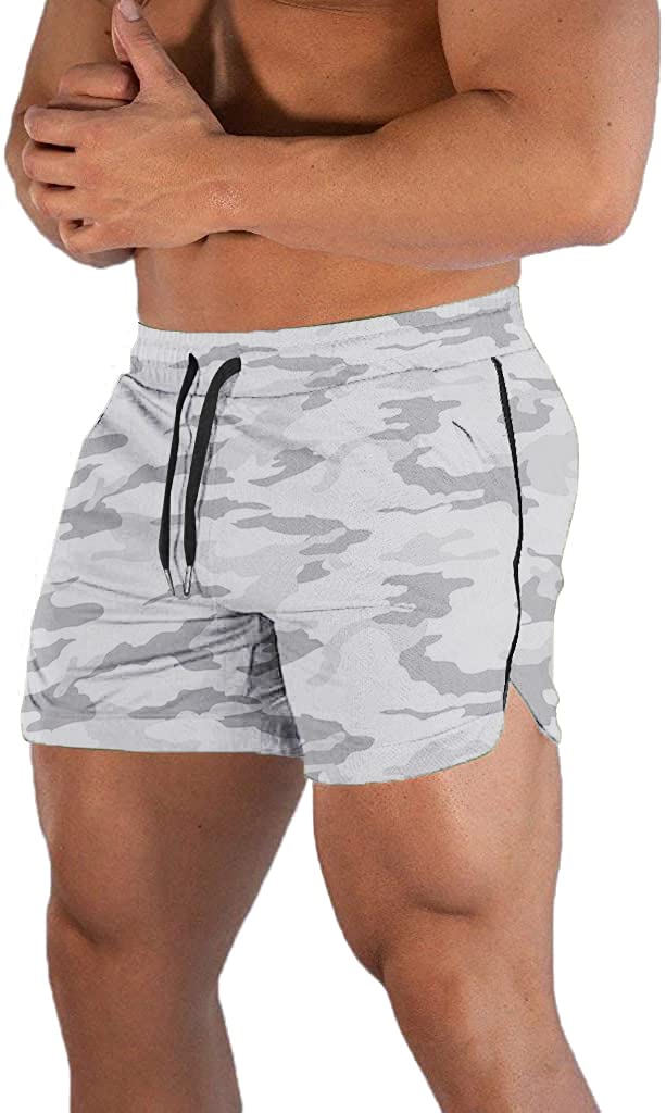 **EVERWORTH Men's 5 Inch Athletic Shorts - Gym Workout, Running, Bodybuilding & Casual Wear - Lightweight & Breathable for Sports & Outdoor Activities**