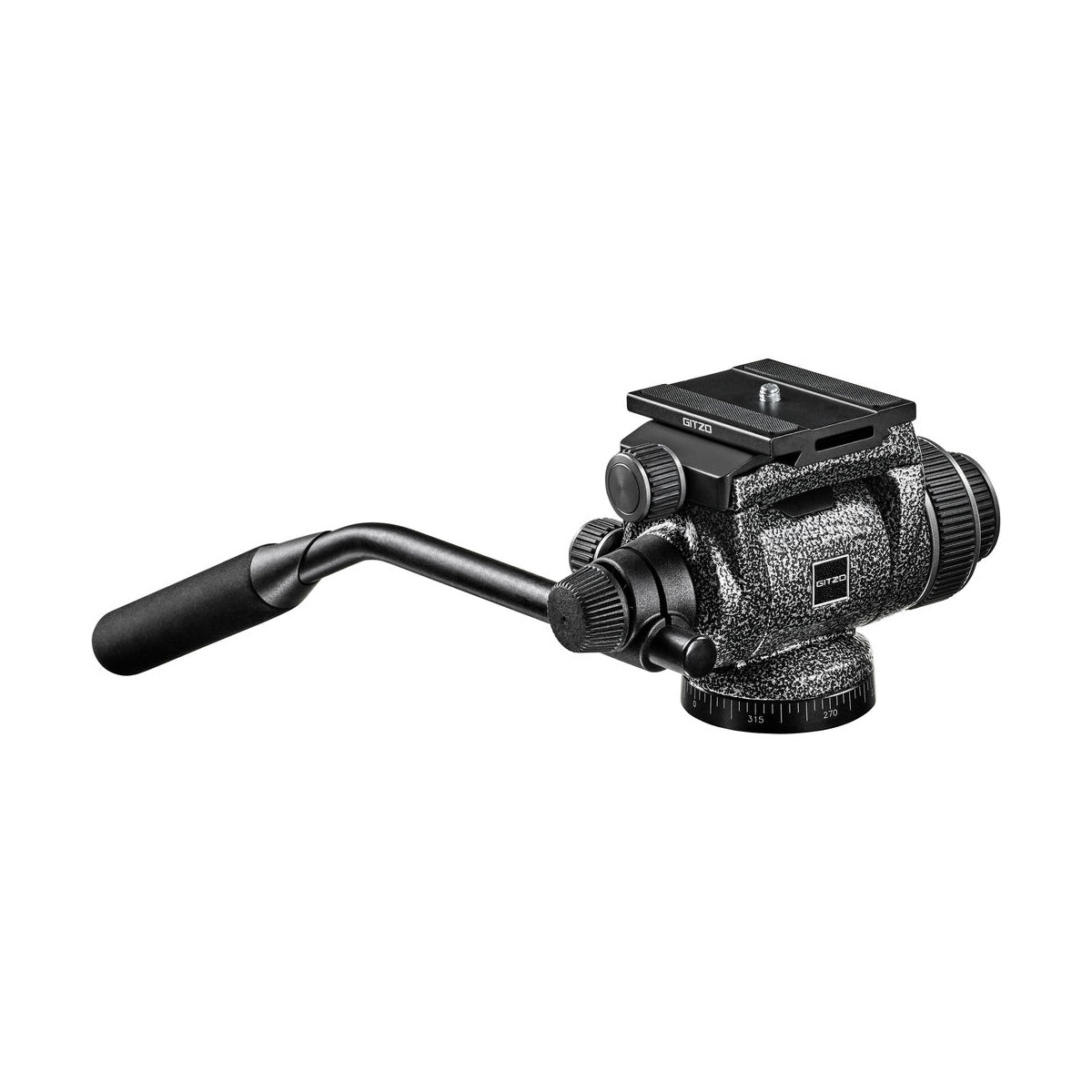 Gitzo 2-Way Fluid Video Head - Professional Tripod Head for Smooth Pan & Tilt Camera Movements - Perfect for Videography, Live Streaming & Outdoor Filming