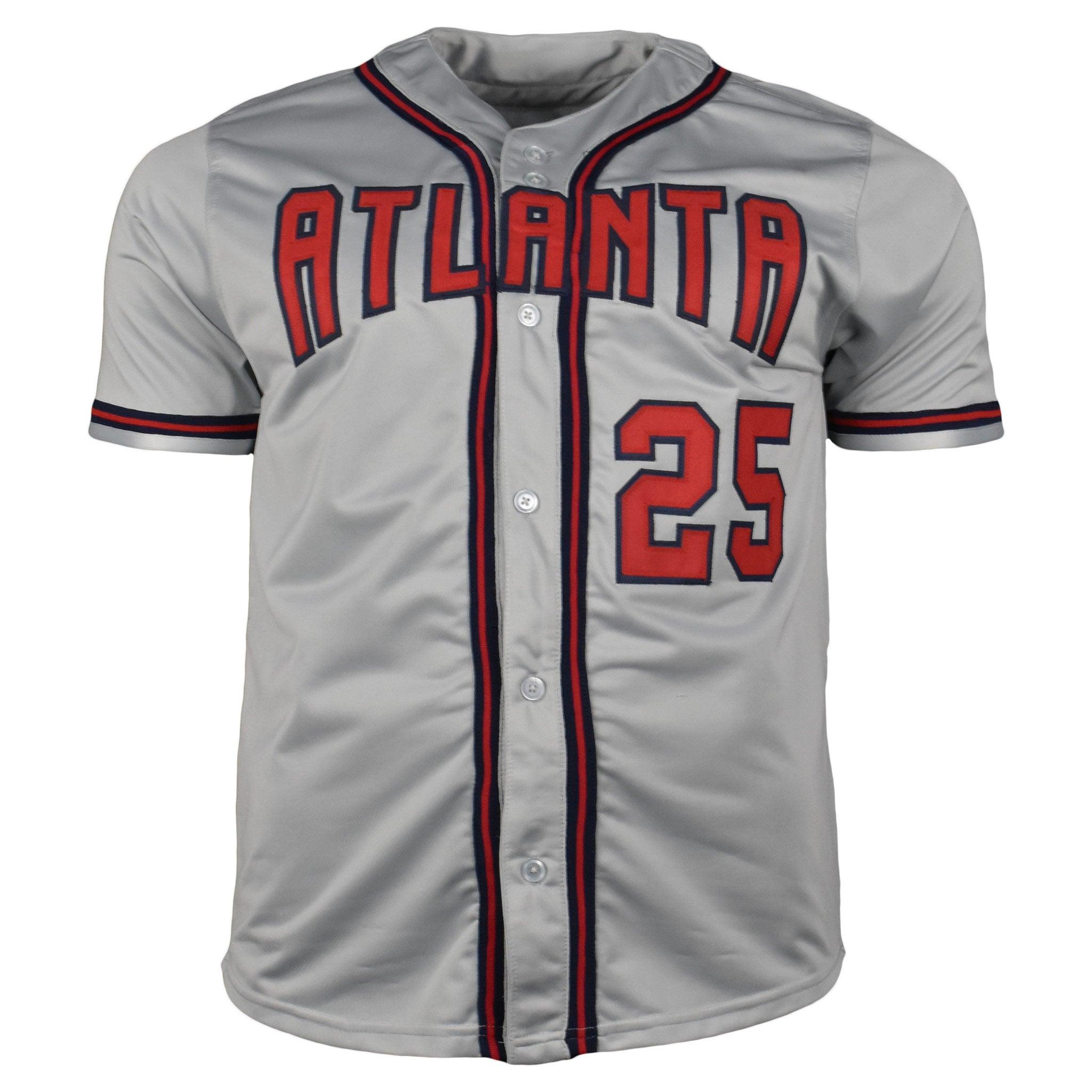 Authentic Andruw Jones Signed Atlanta Braves Gray Baseball Jersey with JSA COA - Perfect for Collectors, Sports Memorabilia Fans & Game Day Display