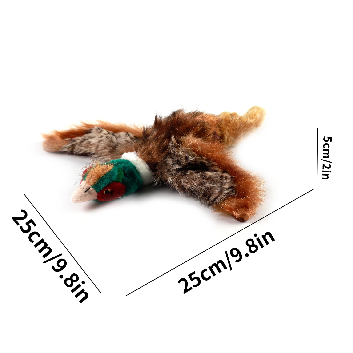 ALL FOR PAWS Classic Pheasant Dog Toys for Small Breeds - Interactive Chew Toy for Teething Puppies & Indoor Playtime