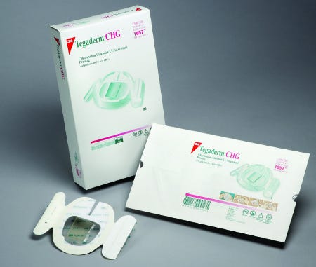 3M Tegaderm 1659 CHG I.V. Securement Dressing Film - 4