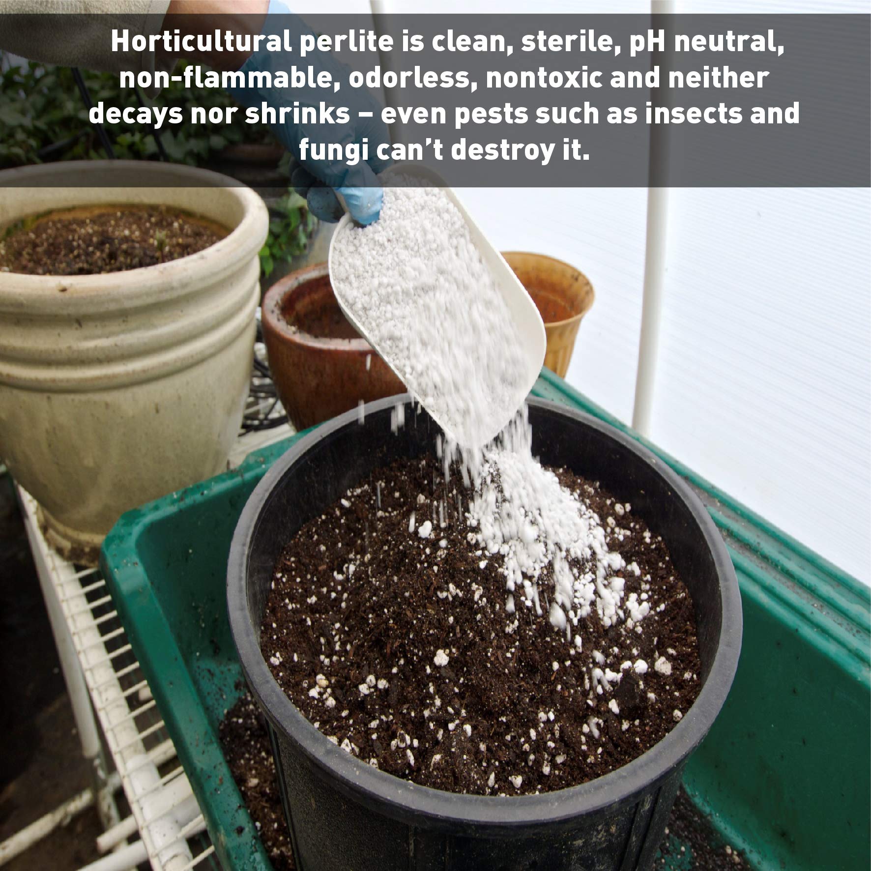 Premium 120 Quart Perlite Soil Amendment & 103 Quart Vermiculite Soil Conditioner Bundle - Improve Drainage & Aeration for Indoor Plants, Hydroponics, Seed Starting & Garden Beds