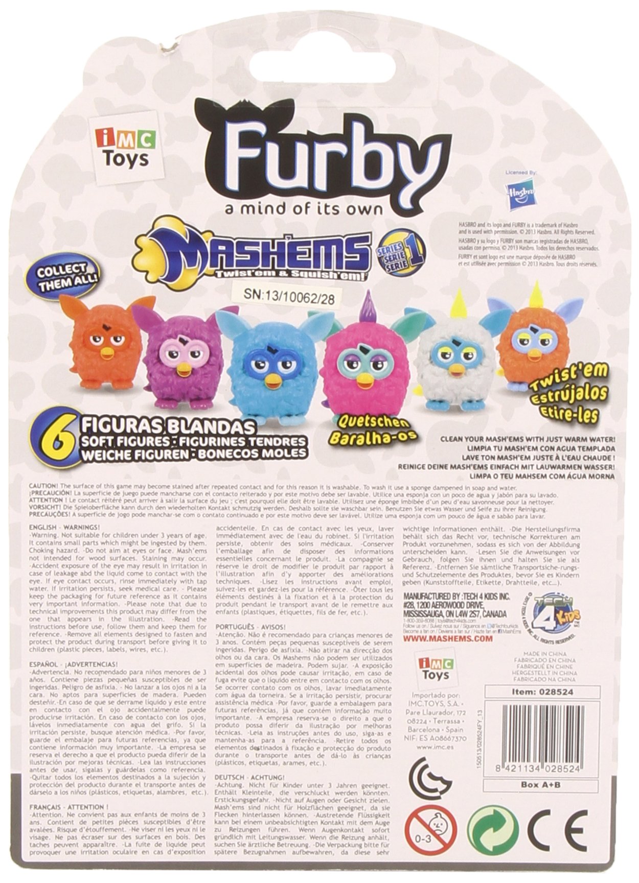 IMC Toys - Furby Soft Plush Pack of 3 Figures (28524) - Perfect for Kids' Playtime, Collectibles & Gift Giving