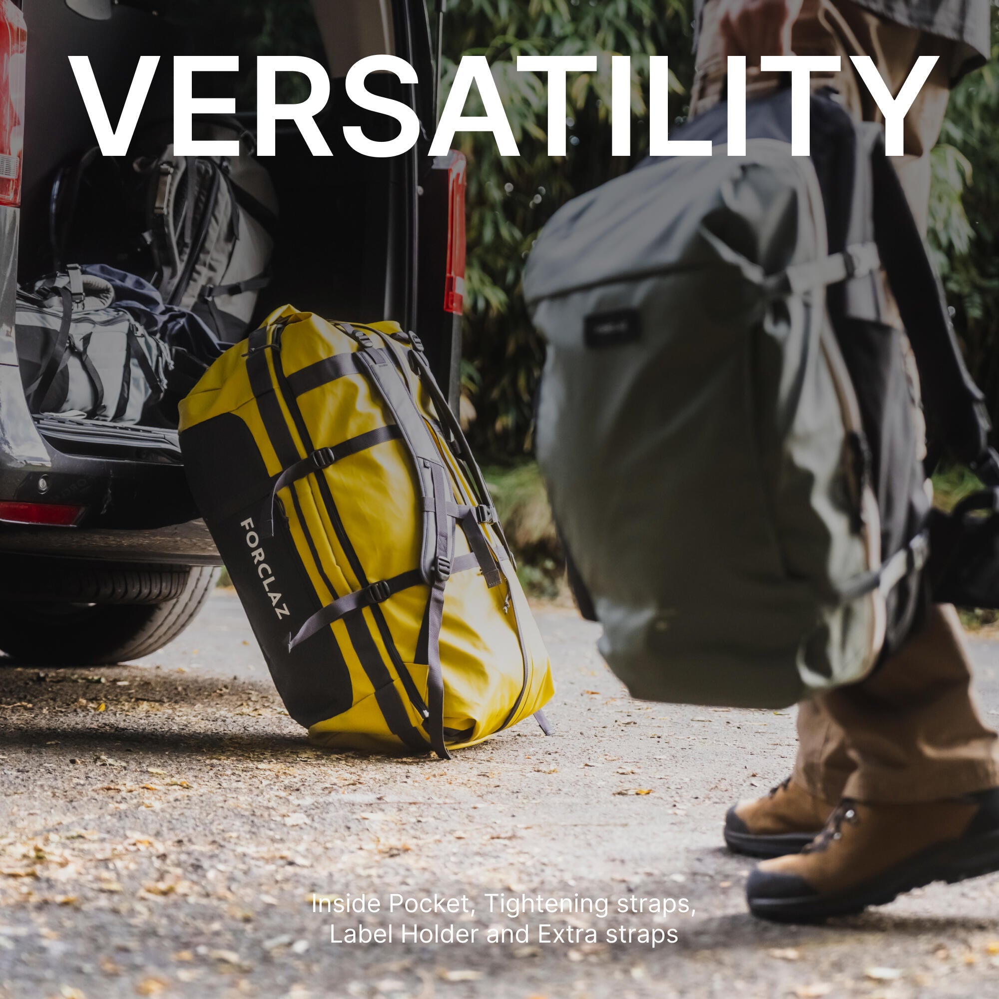 Simond 500 Extend 80-120L Waterproof Duffle Bag for Travel, Camping & Outdoor Adventures - Large Capacity Gear Storage for Hiking, Gym & Sports Equipment