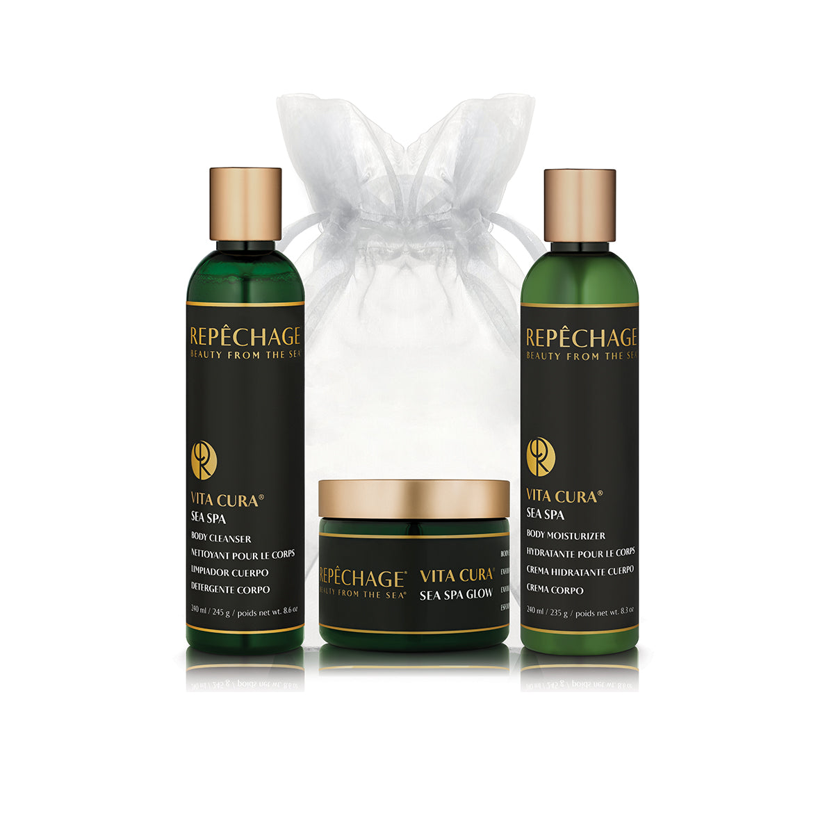 Vita Cura Body Bundle - Organic Skincare Set for Hydration & Glow | Perfect for Daily Routine & Spa Day at Home