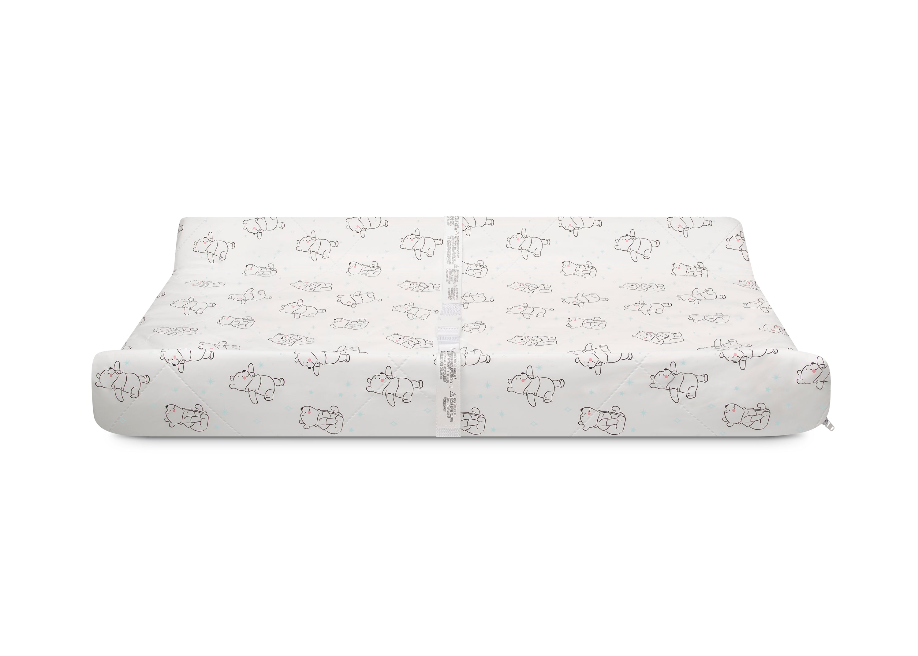 Disney Winnie the Pooh Baby Changing Pad with Soft Plush Cover - Waterproof & Portable for Nursery, Travel & Diaper Changing