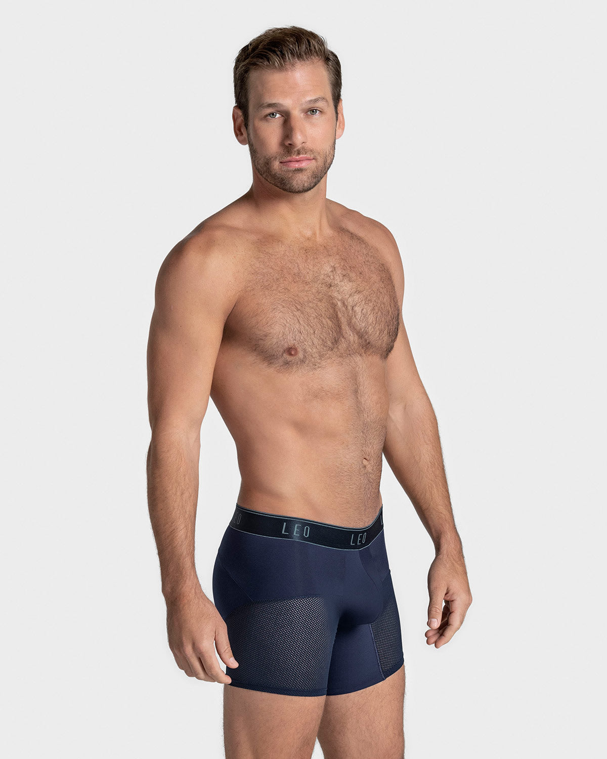 5 Pack High-Tech Mesh Boxer Briefs with Ergonomic Pouch - Breathable & Supportive Men's Underwear for Workout, Sports & Everyday Comfort