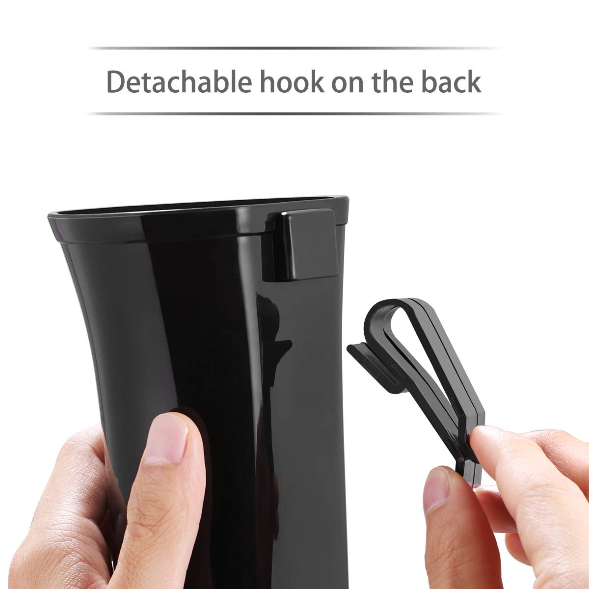 VORCOOL Mini Car Trash Can - Small Garbage Bin for Vehicles, Office, Home & Travel - Perfect for Car, Truck, Desk & Road Trips