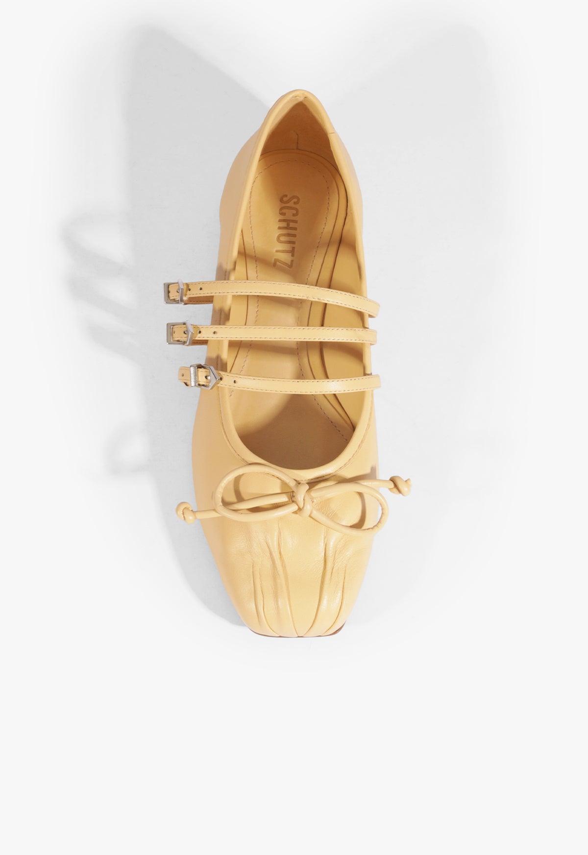 Arissa Beige Genuine Leather Ballet Flats for Women - Comfortable Slip-On Shoes for Work, Travel & Everyday Wear